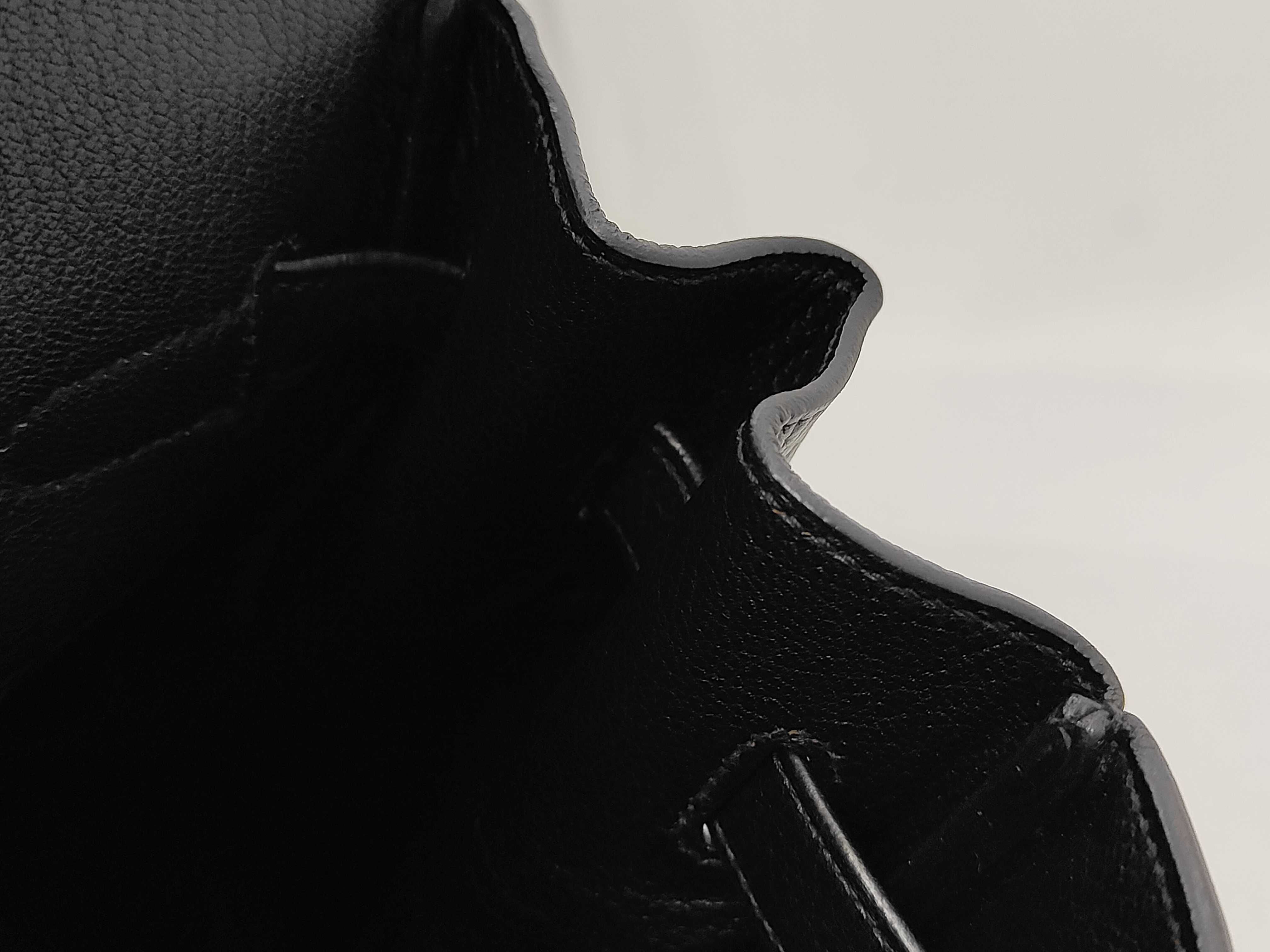 Birkin 35 Togo Black Silver Hardware M Handbag — view 12