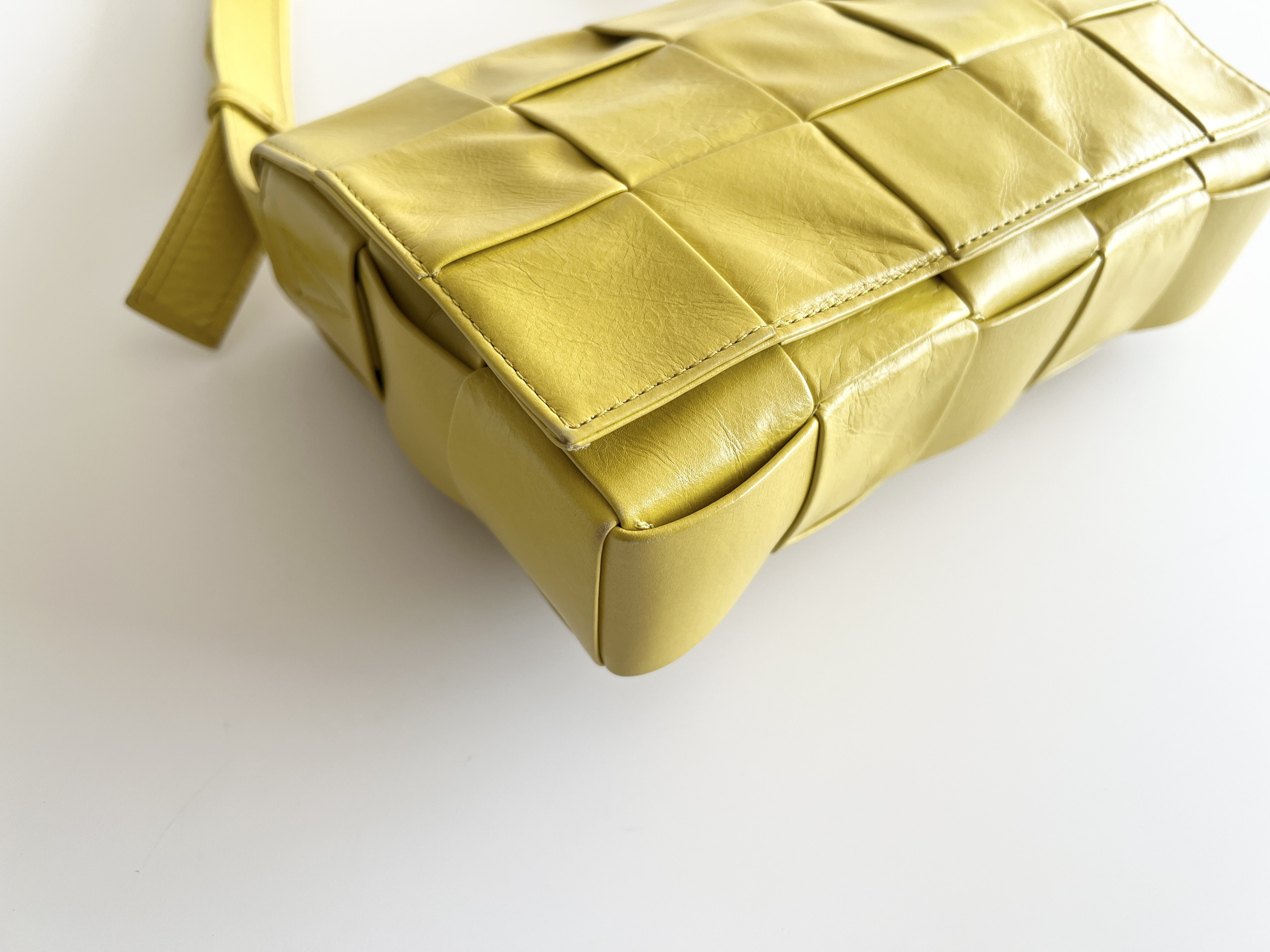 Maxi Cassette Leather Shoulder Bag — view 11