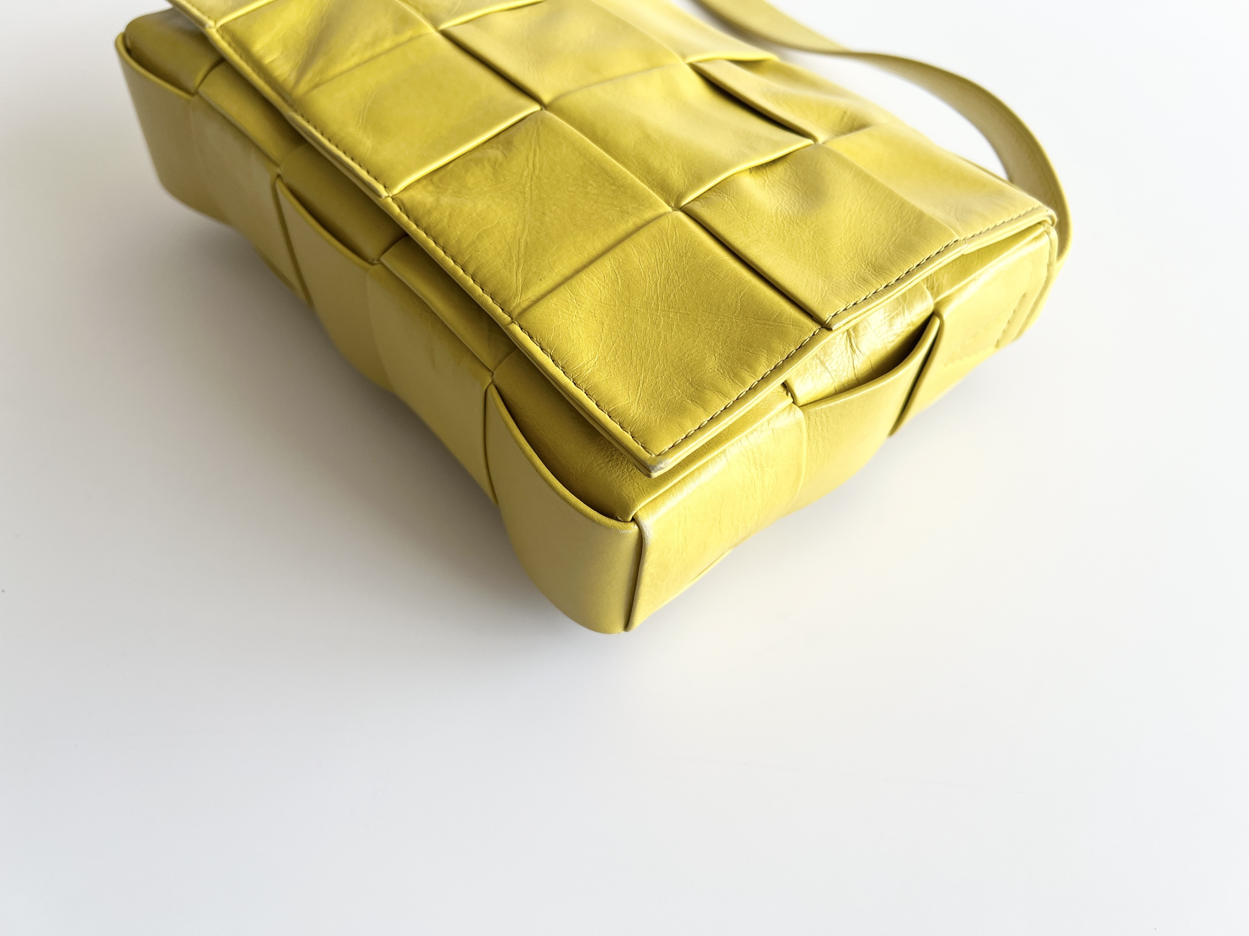 Maxi Cassette Leather Shoulder Bag — view 12