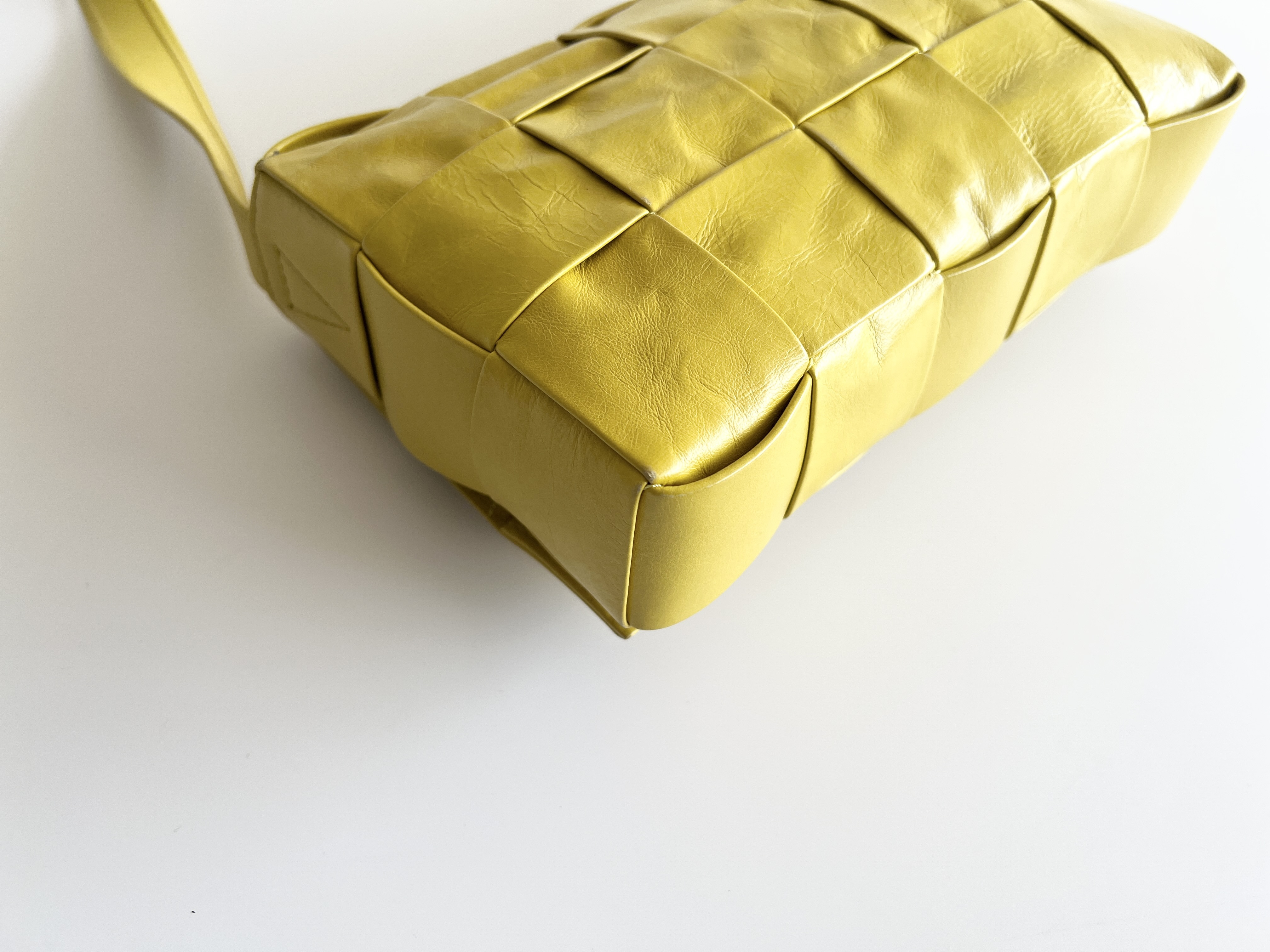 Maxi Cassette Leather Shoulder Bag — view 13