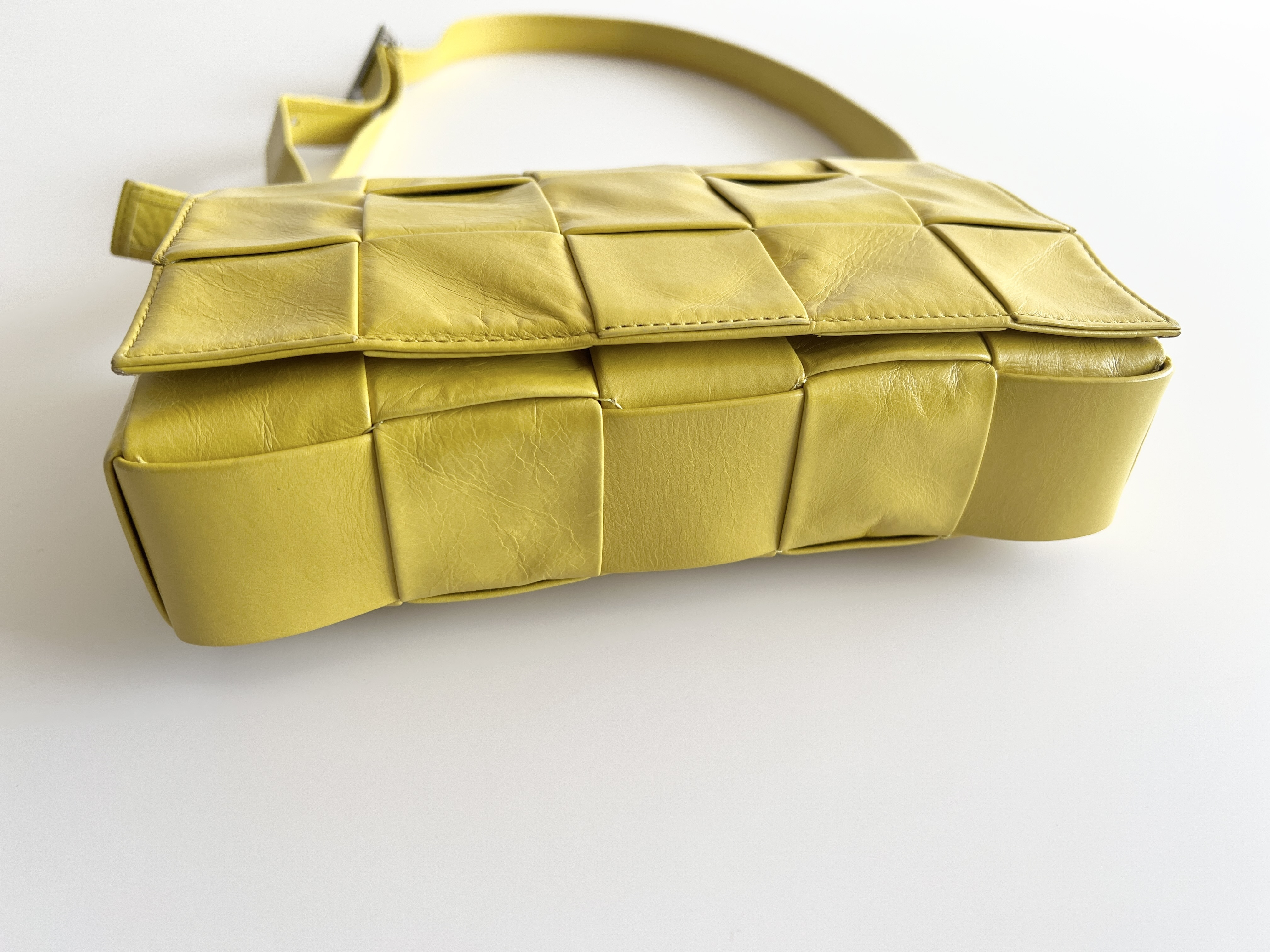 Maxi Cassette Leather Shoulder Bag — view 15
