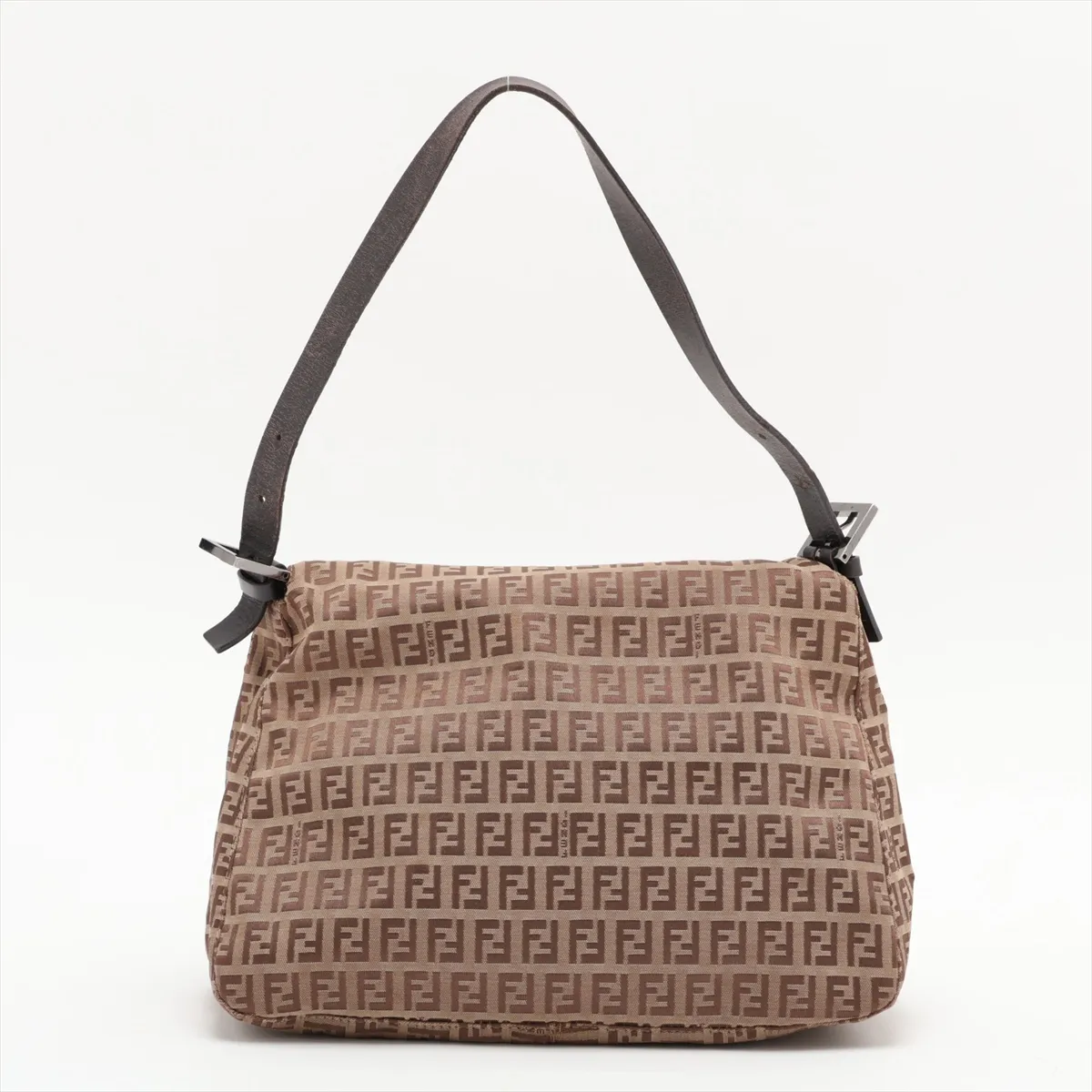 Zucchino Mamma Bucket 8BR001 Canvas x Leather Shoulder Bag Brown — view 2