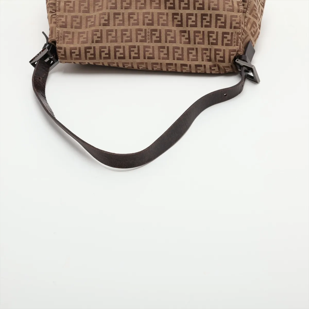 Zucchino Mamma Bucket 8BR001 Canvas x Leather Shoulder Bag Brown — view 5