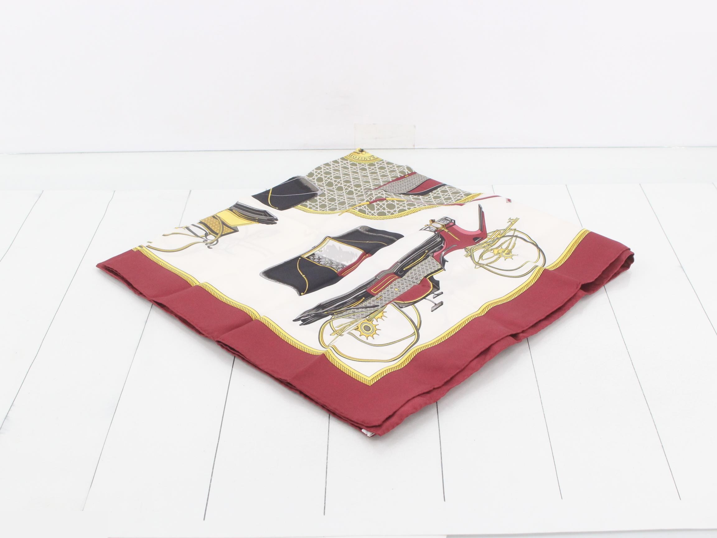 Carre 90 Carriage Motif Scarf — view 2