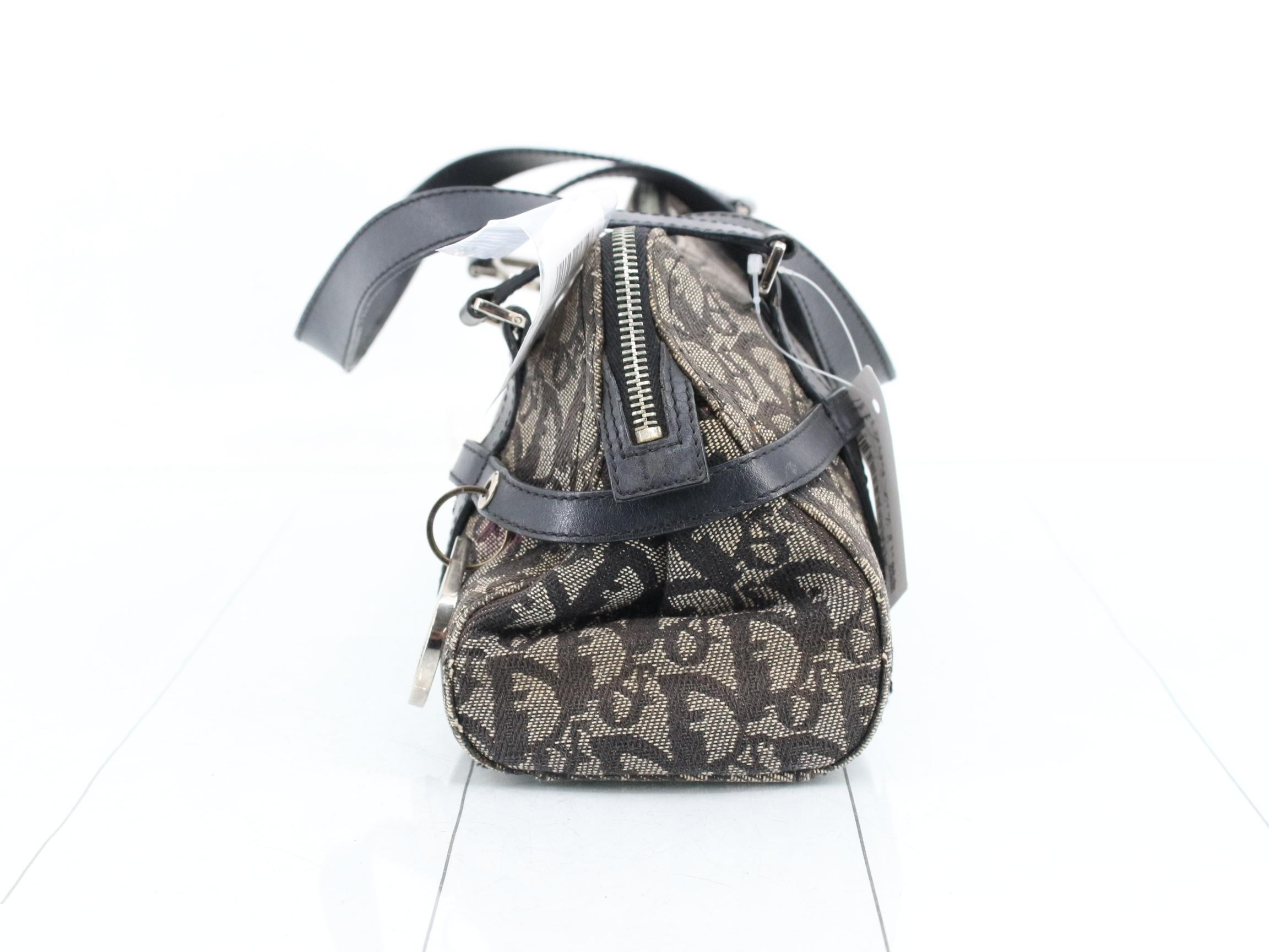 Trotter/Oblique Canvas/Leather Semi-Shoulder Bag — view 3