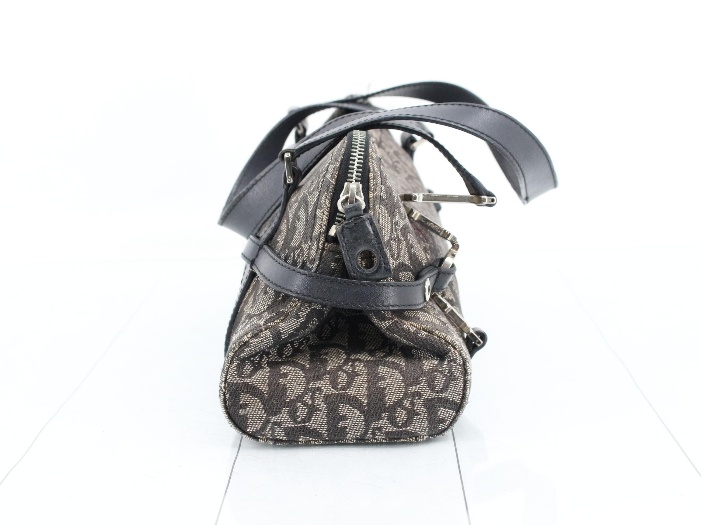 Trotter/Oblique Canvas/Leather Semi-Shoulder Bag — view 4