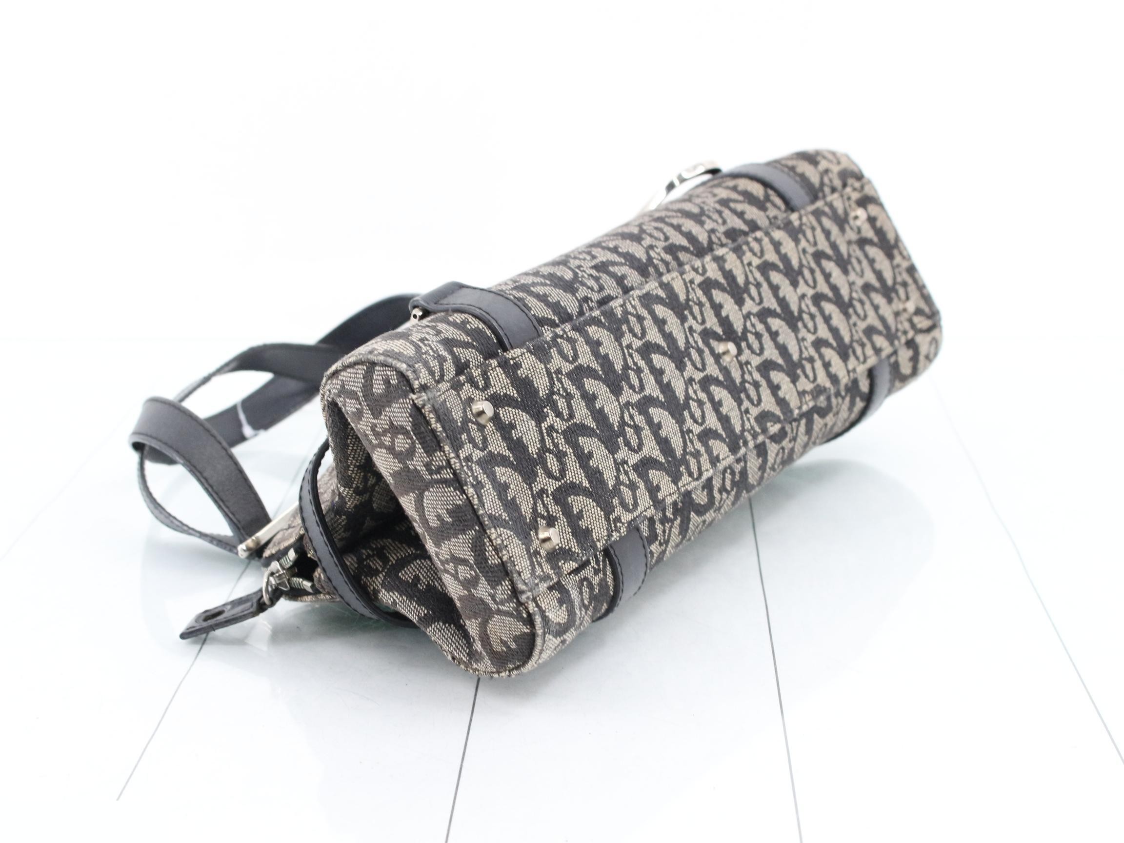 Trotter/Oblique Canvas/Leather Semi-Shoulder Bag — view 5