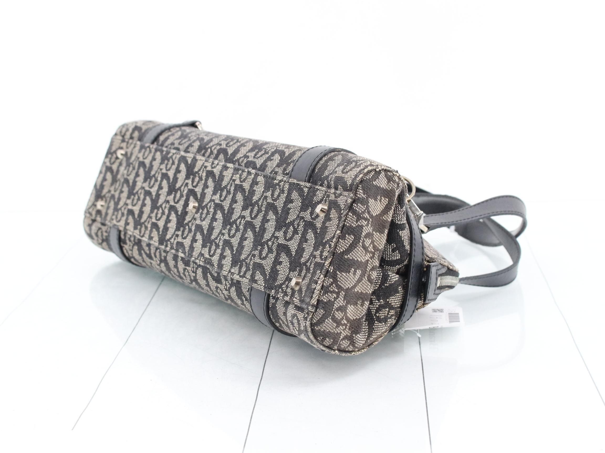 Trotter/Oblique Canvas/Leather Semi-Shoulder Bag — view 6