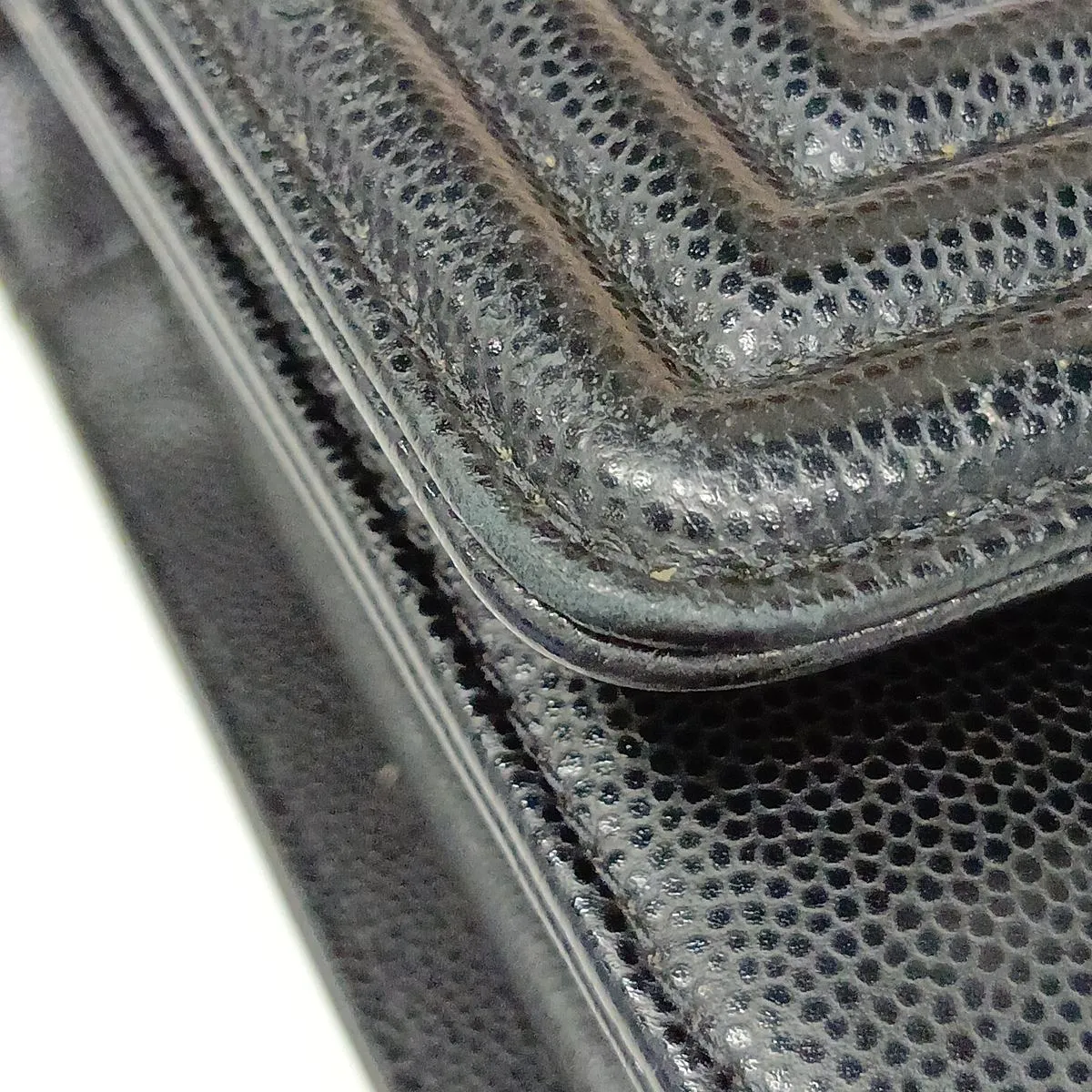 Boy Chanel 25 Caviar Skin Chain Shoulder Bag, Black with Gunmetal Hardware, NHTGKGA0, Random Plate, A67086 — view 11
