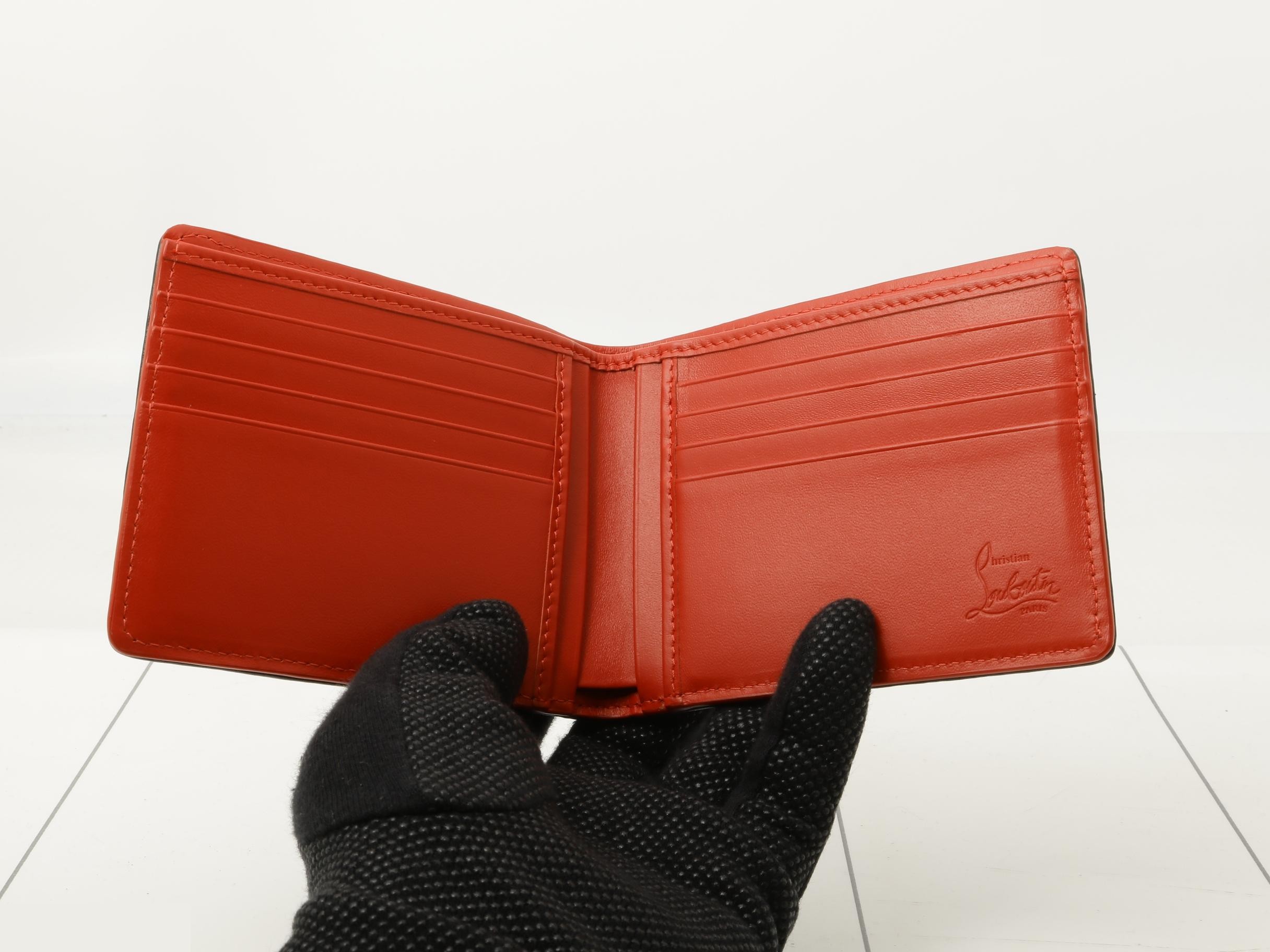 CL Logo Bi-fold Wallet, Billfold, Canvas, Black — view 4
