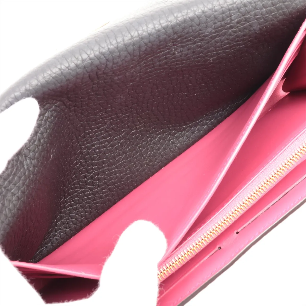 Taurillon Portefeuille Capucines M61248 Noir Long Wallet RFID Reactive — view 5