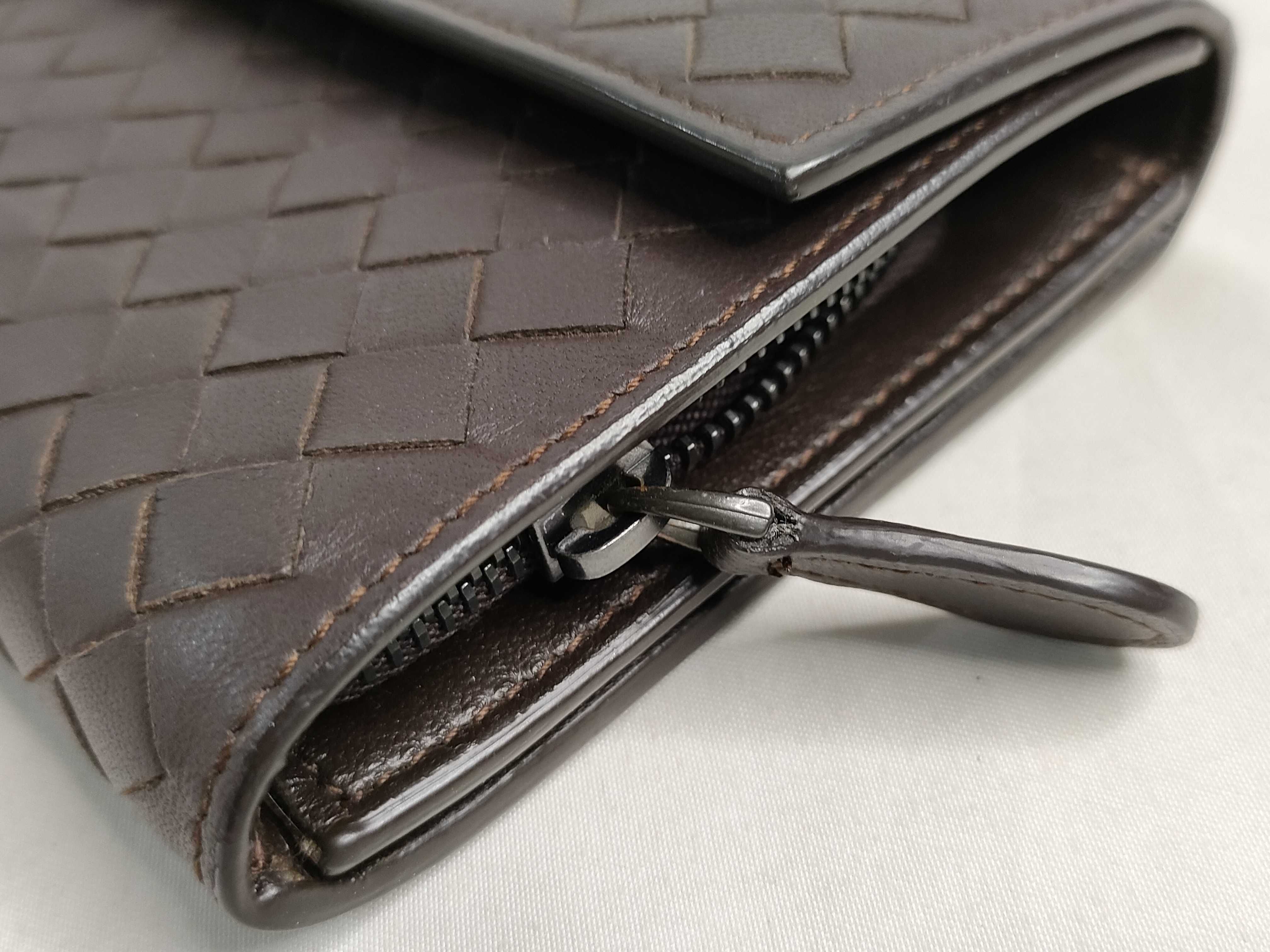 Intrecciato Long Wallet with Butterfly Print — view 14