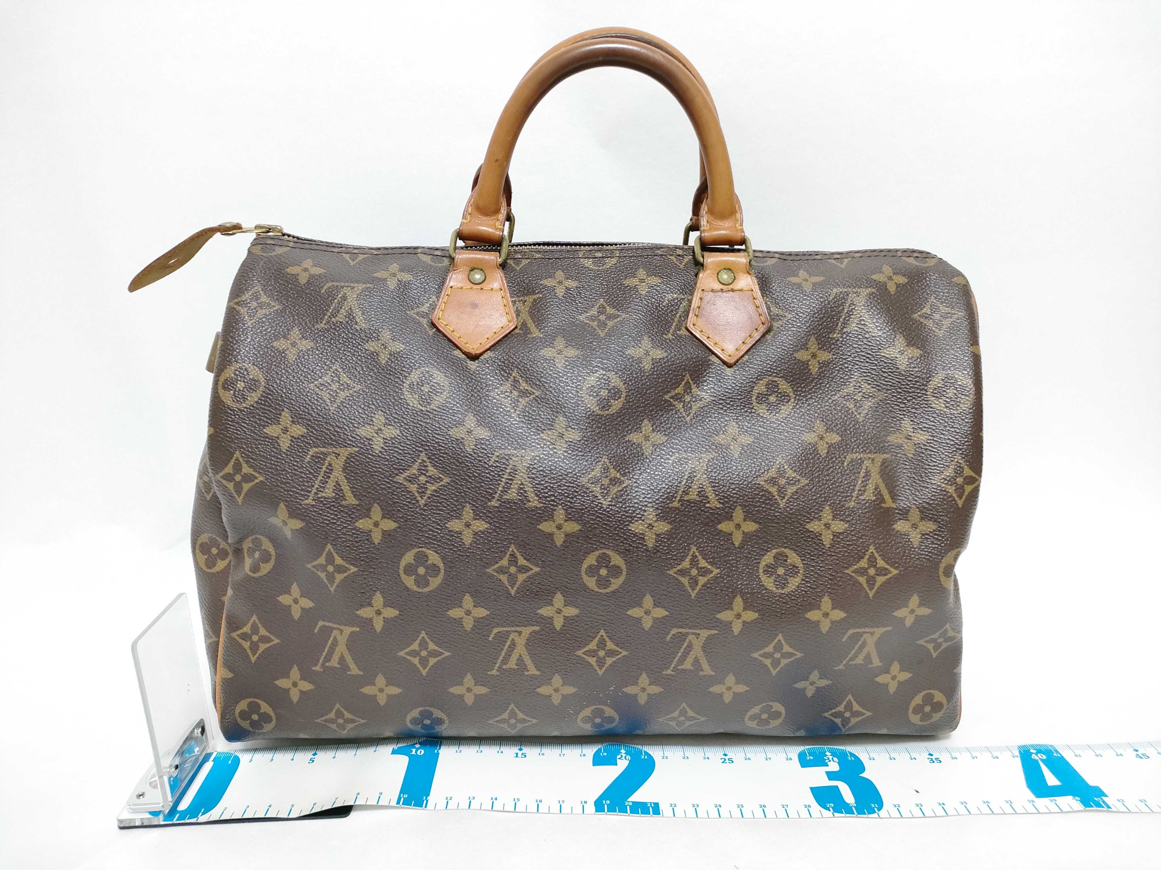 Monogram Louis Vuitton Speedy 35 Handbag (L-3) — view 2