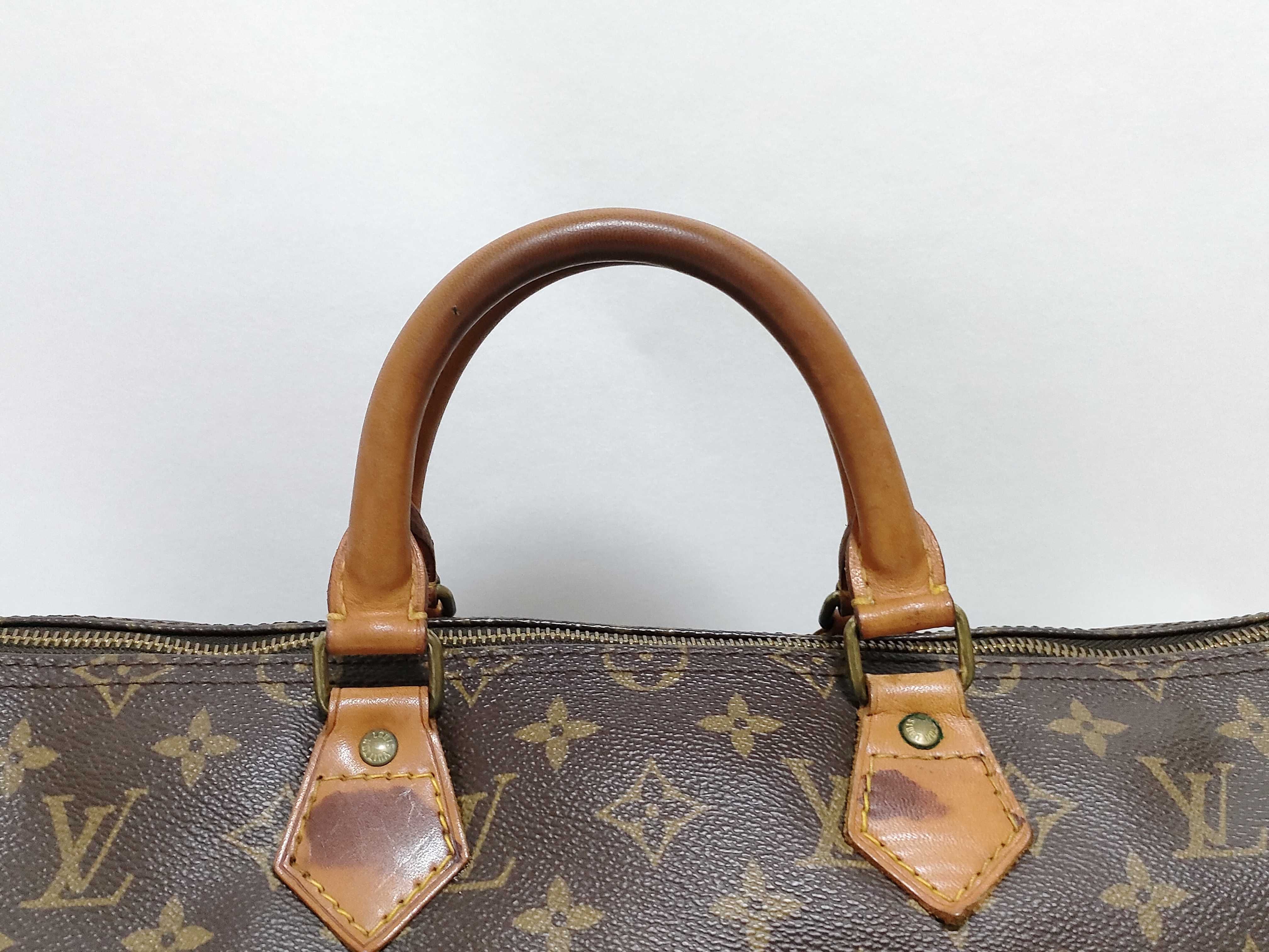 Monogram Louis Vuitton Speedy 35 Handbag (L-3) — view 3