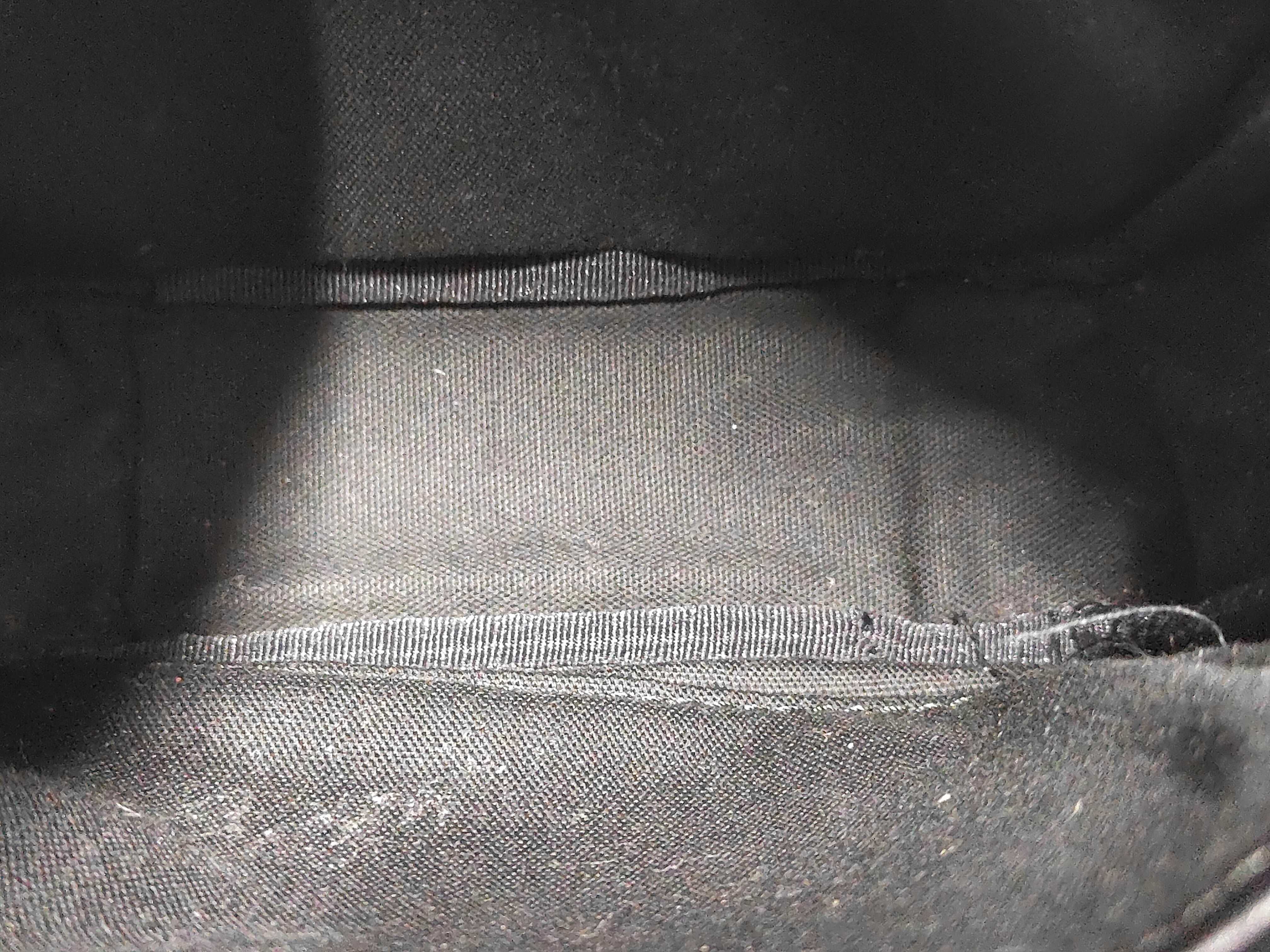 Check Leather Canvas Shoulder Bag — view 11