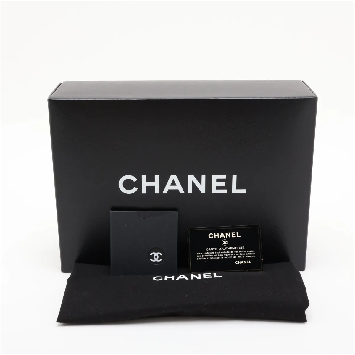 Matelassé 25 Lambskin Double Flap Double Chain Bag, Black with Silver Hardware, 6732195, Series 6, A01112 — view 13