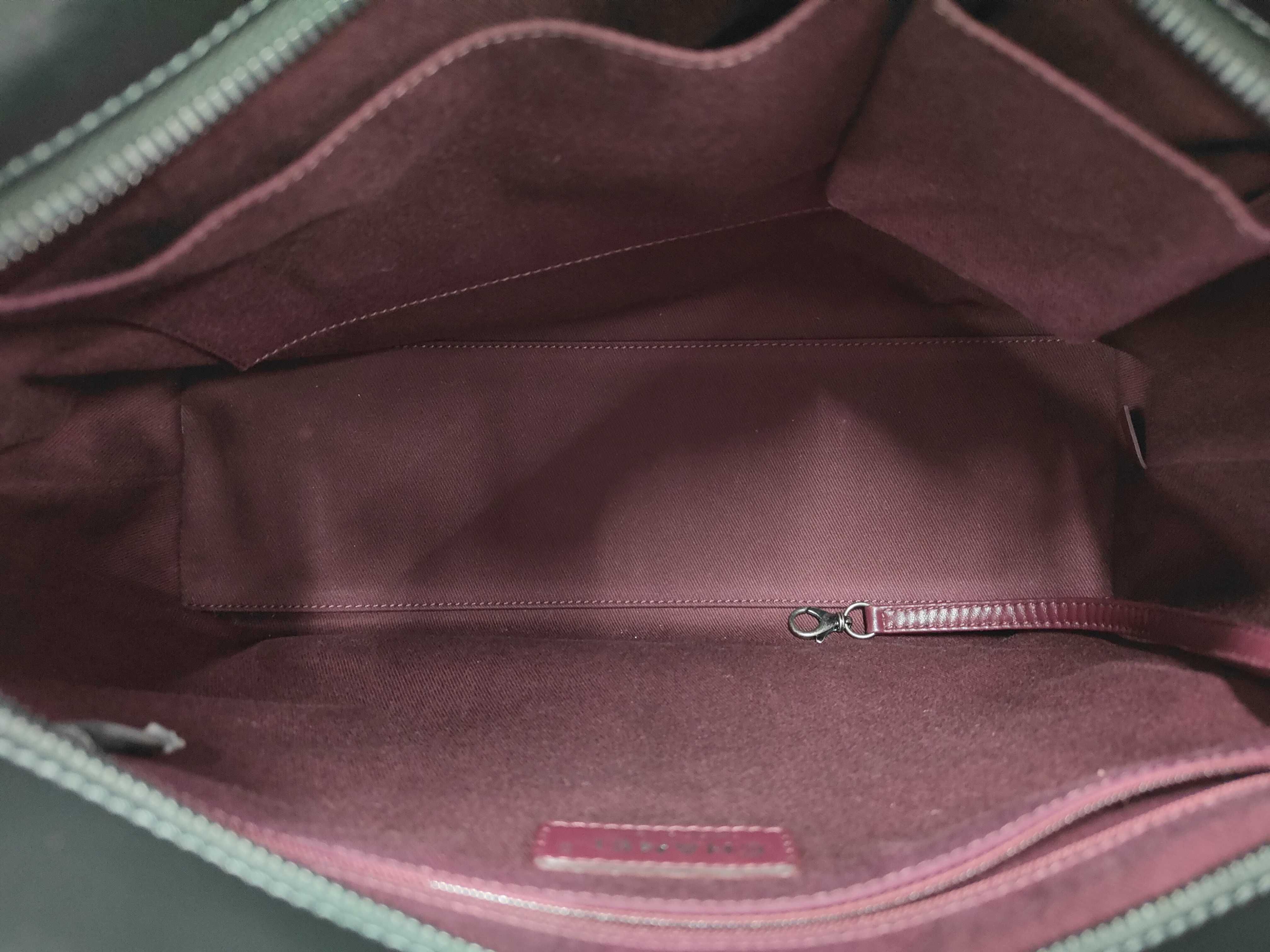 Tote Bag, PVC Leather, Black Tote Bag — view 8