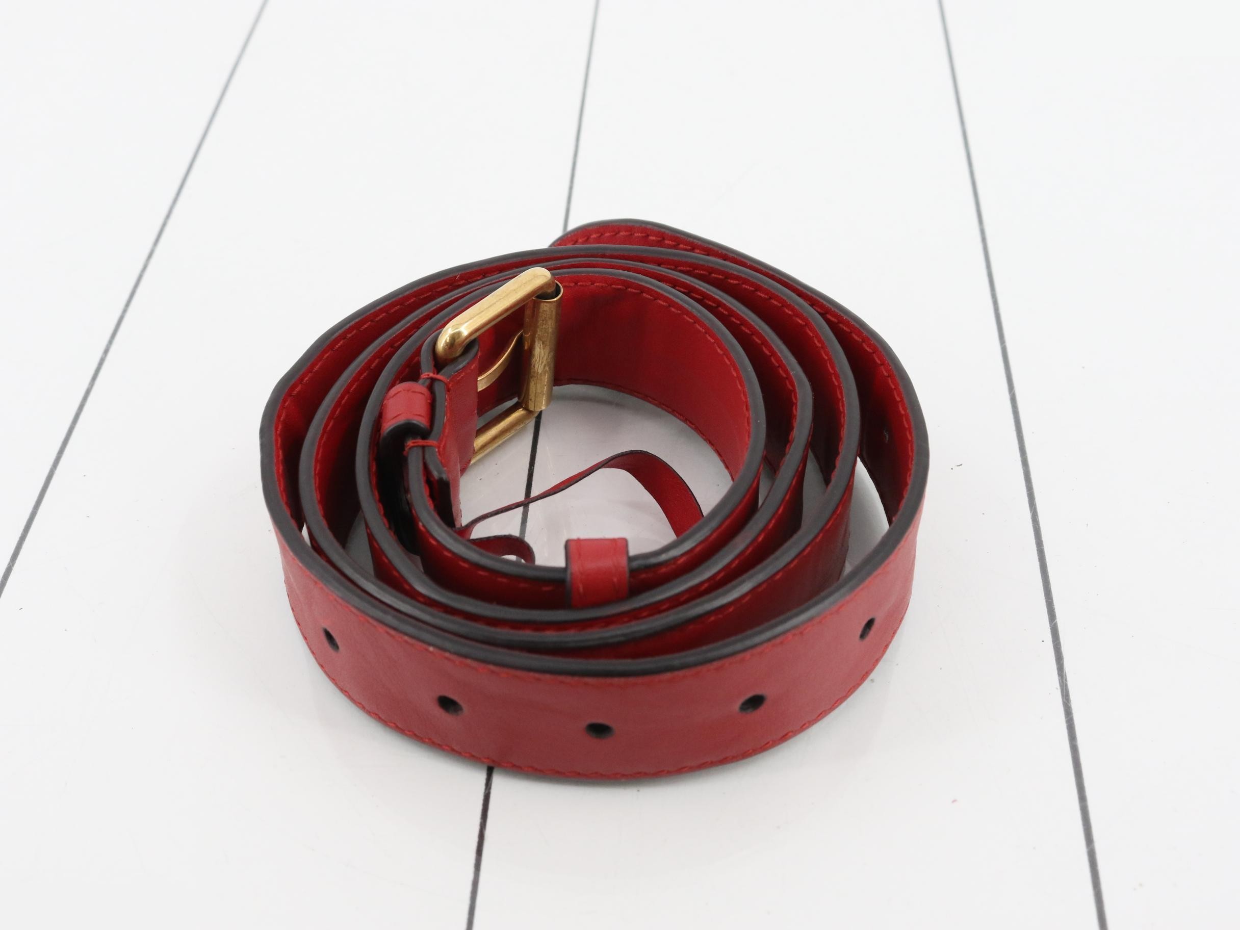 GG Marmont quilted leather red belt waist bag — view 7