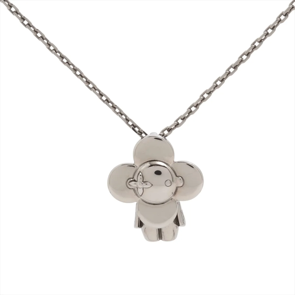 M00831 Vivienne Pendant OB4265 Necklace GP Silver. Shows signs of wear including