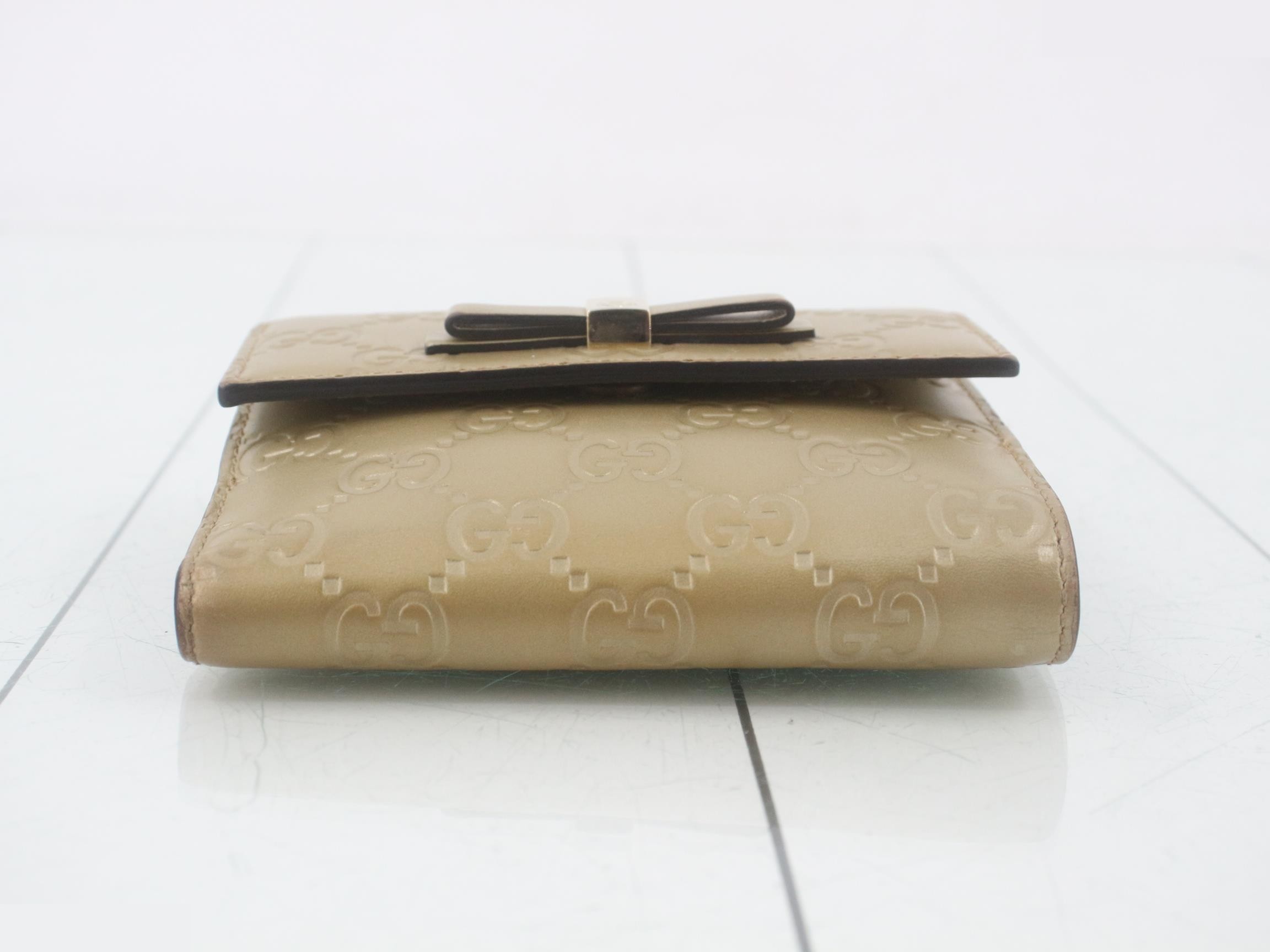 Guccissima Ribbon Compact Wallet — view 3