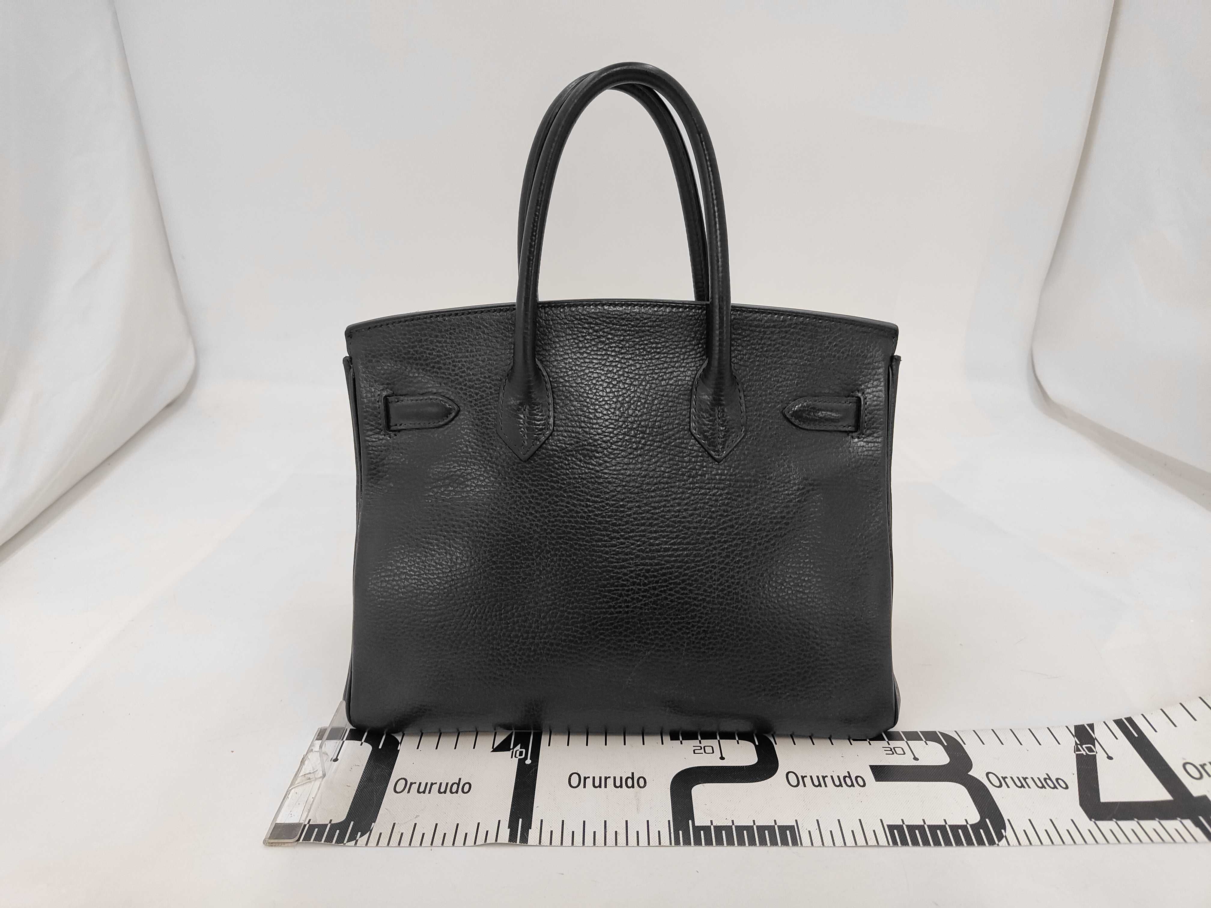 Birkin 30 Ardennes Black G Stamp Handbag — view 2