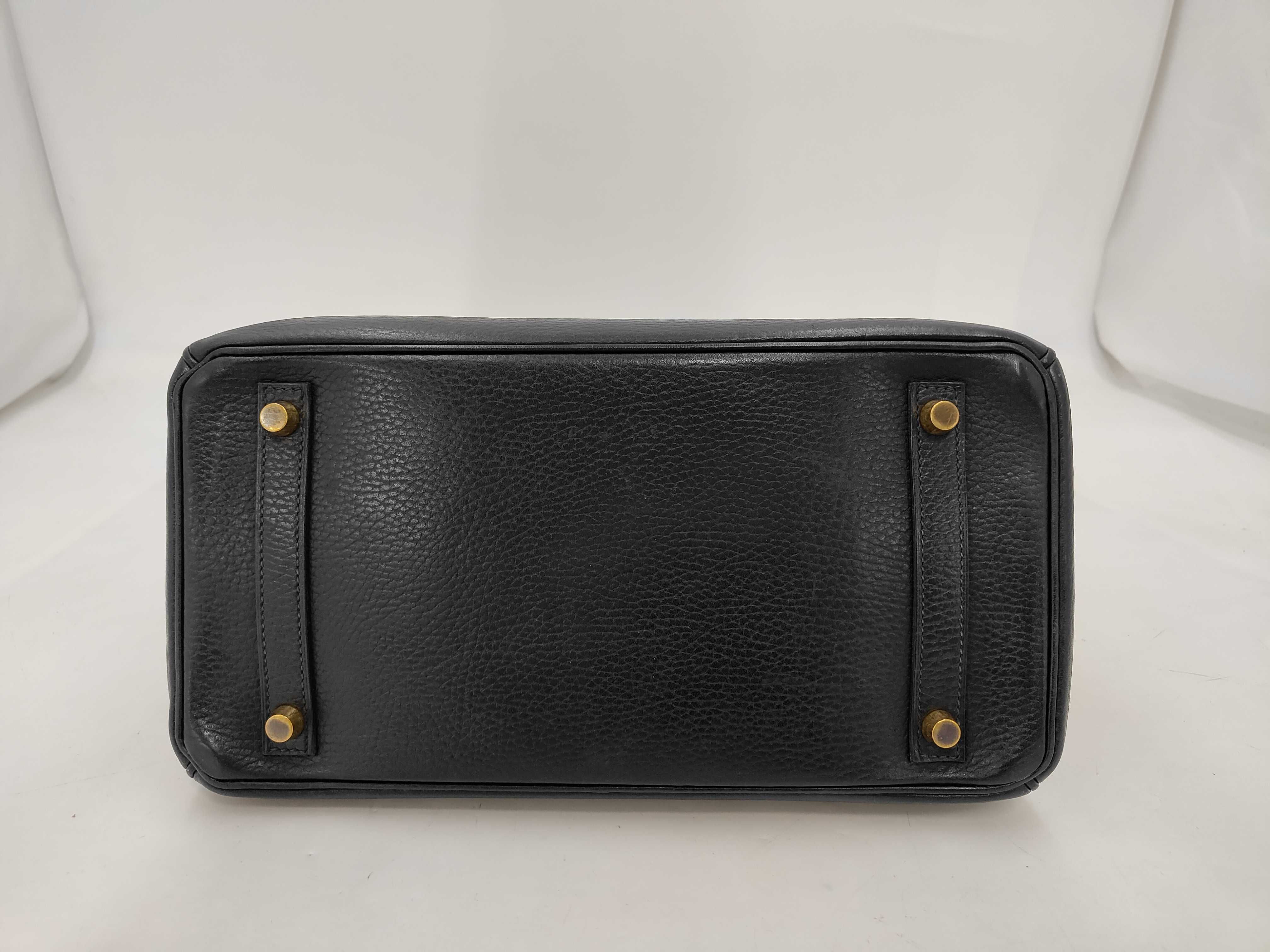 Birkin 30 Ardennes Black G Stamp Handbag — view 4