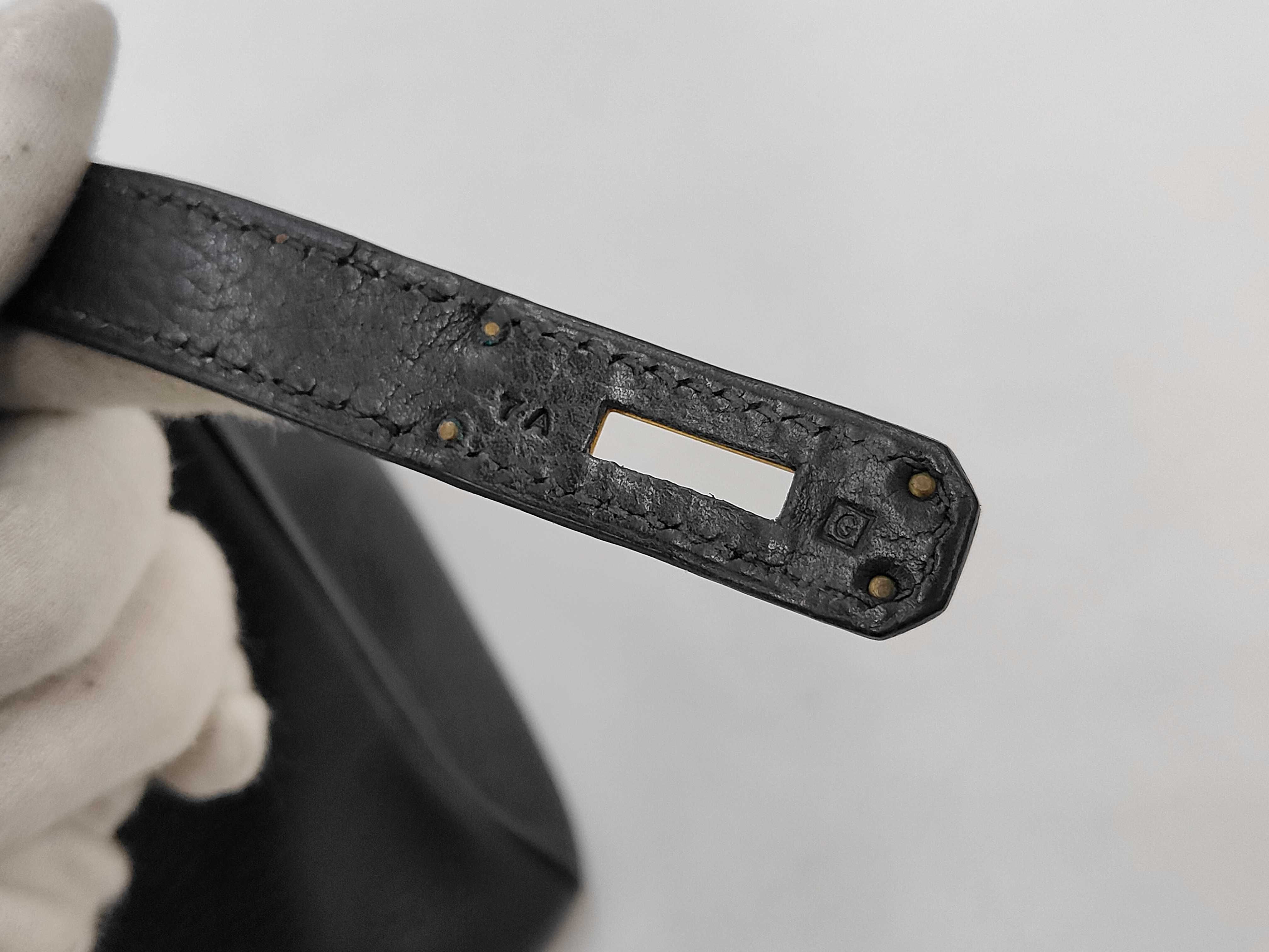 Birkin 30 Ardennes Black G Stamp Handbag — view 8
