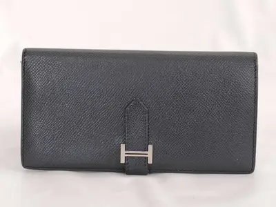 Bearn Leather Long Wallet J Stamp Wallet