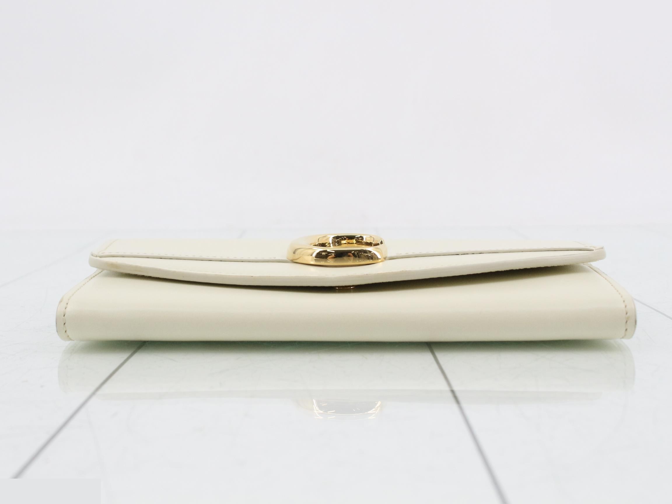 Logo long wallet, white — view 3