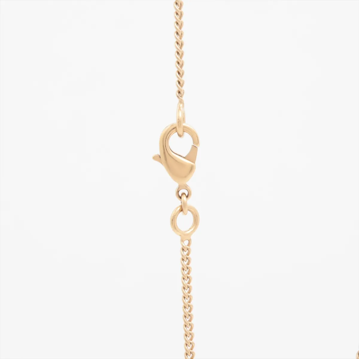 Logo Necklace GP x Fake Pearl Gold Thread — view 3