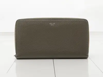 Round zipper long wallet