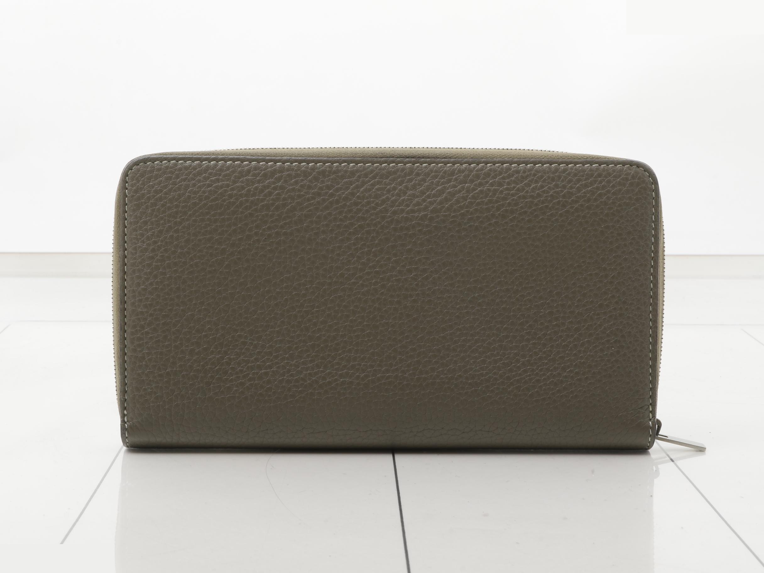 Round zipper long wallet — view 2