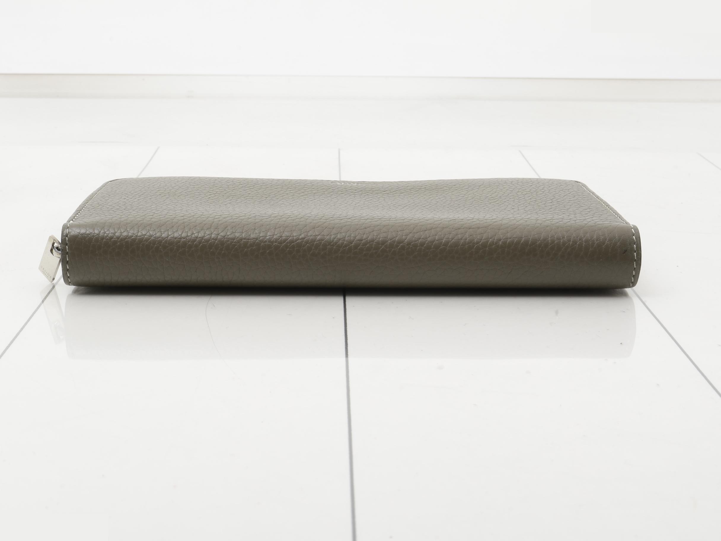 Round zipper long wallet — view 3
