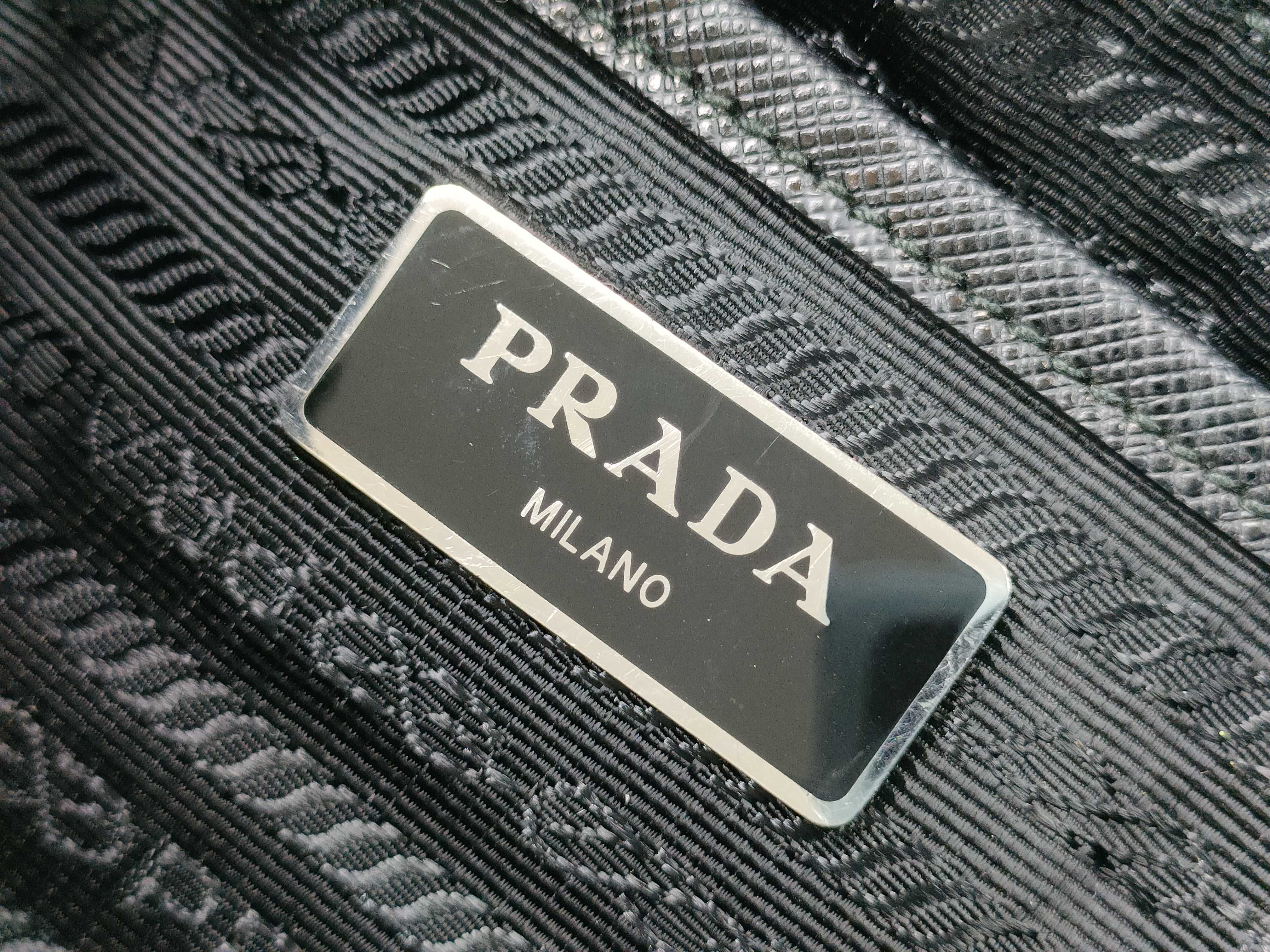 Nylon Prada Tessuto Nylon x Leather Backpack/Rucksack Black 1BZ006 Backpack — view 13