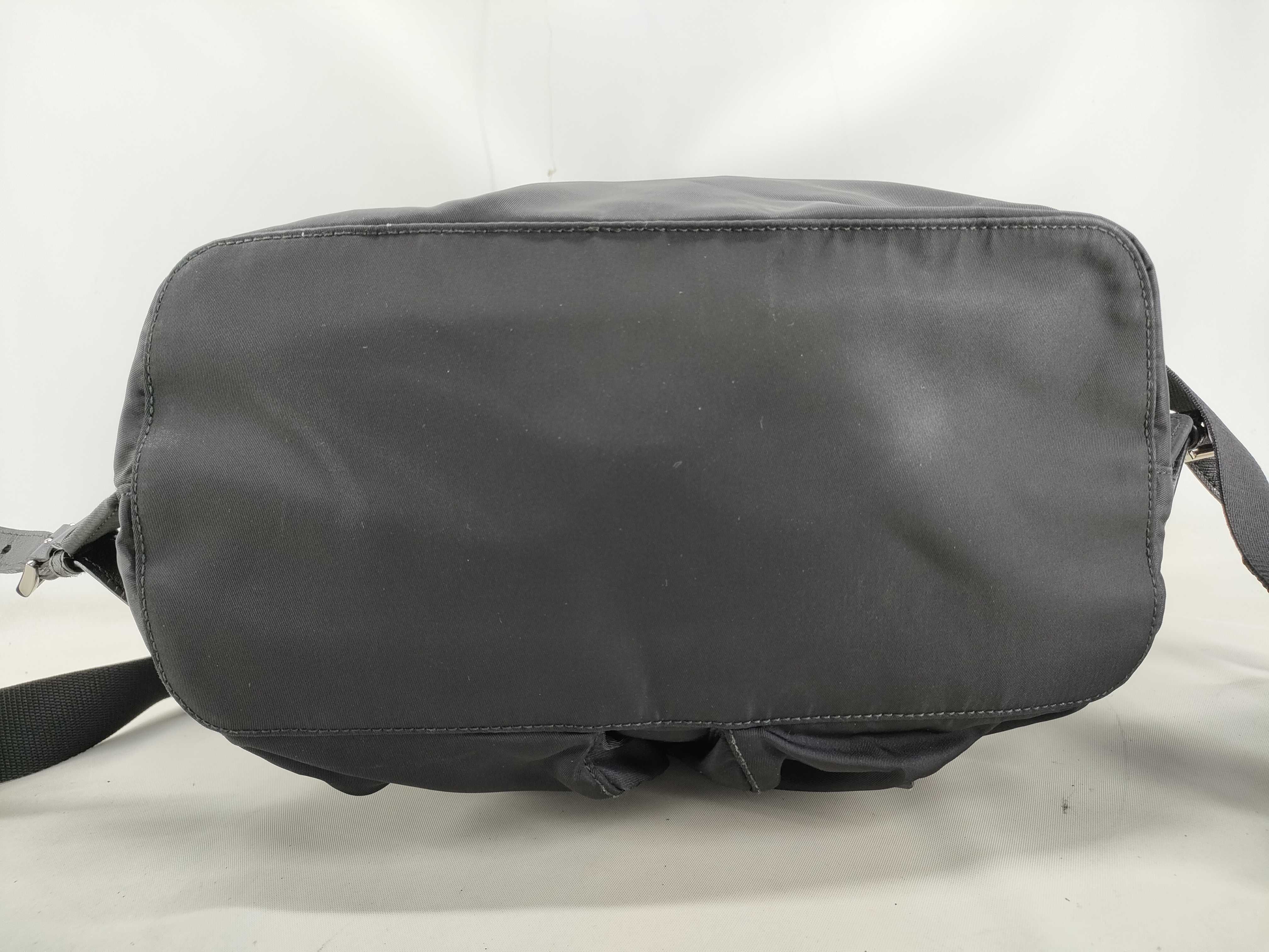 Nylon Prada Tessuto Nylon x Leather Backpack/Rucksack Black 1BZ006 Backpack — view 3