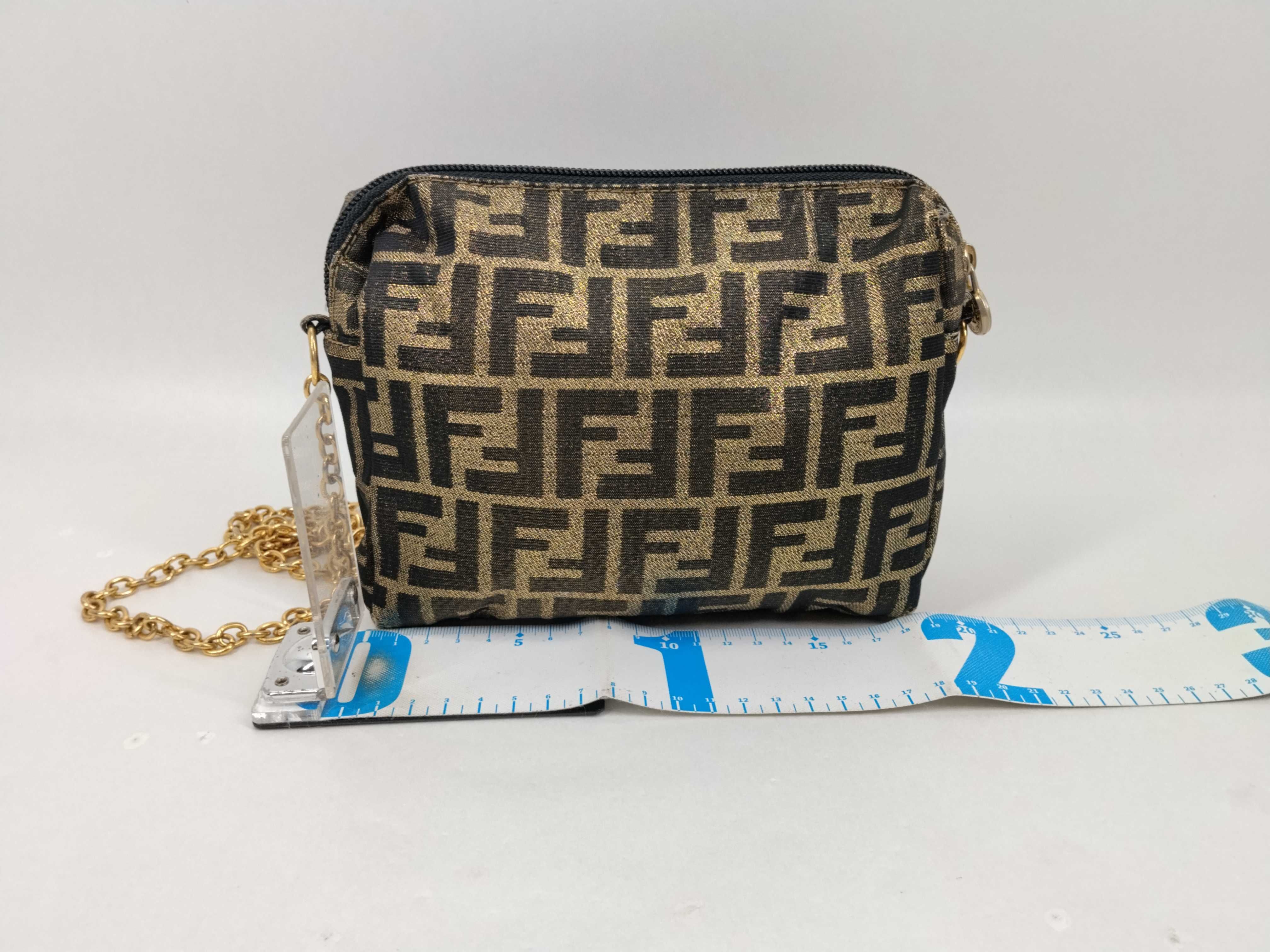 Zucca pattern Fendi chain Zucca shoulder bag — view 2