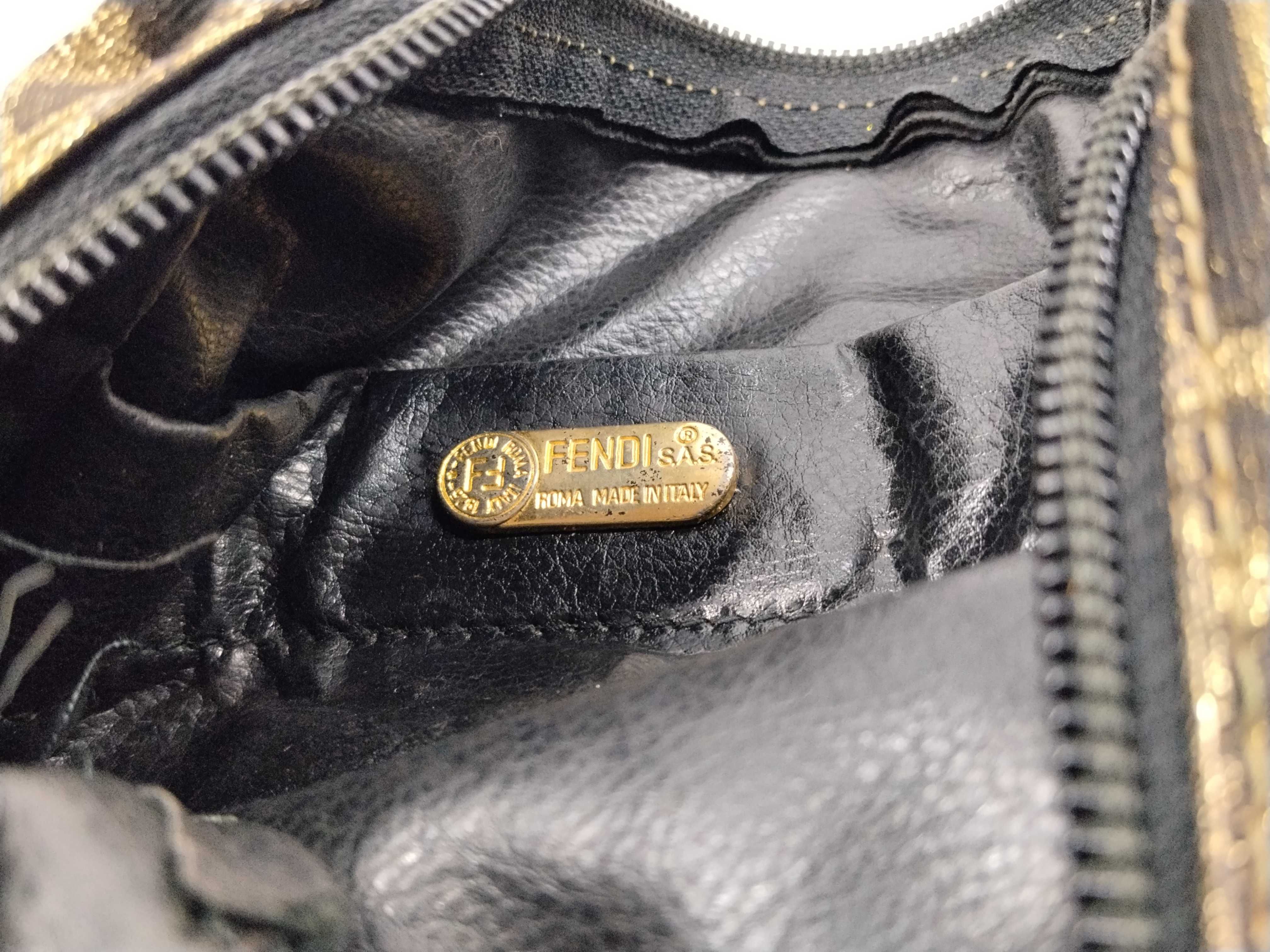 Zucca pattern Fendi chain Zucca shoulder bag — view 12