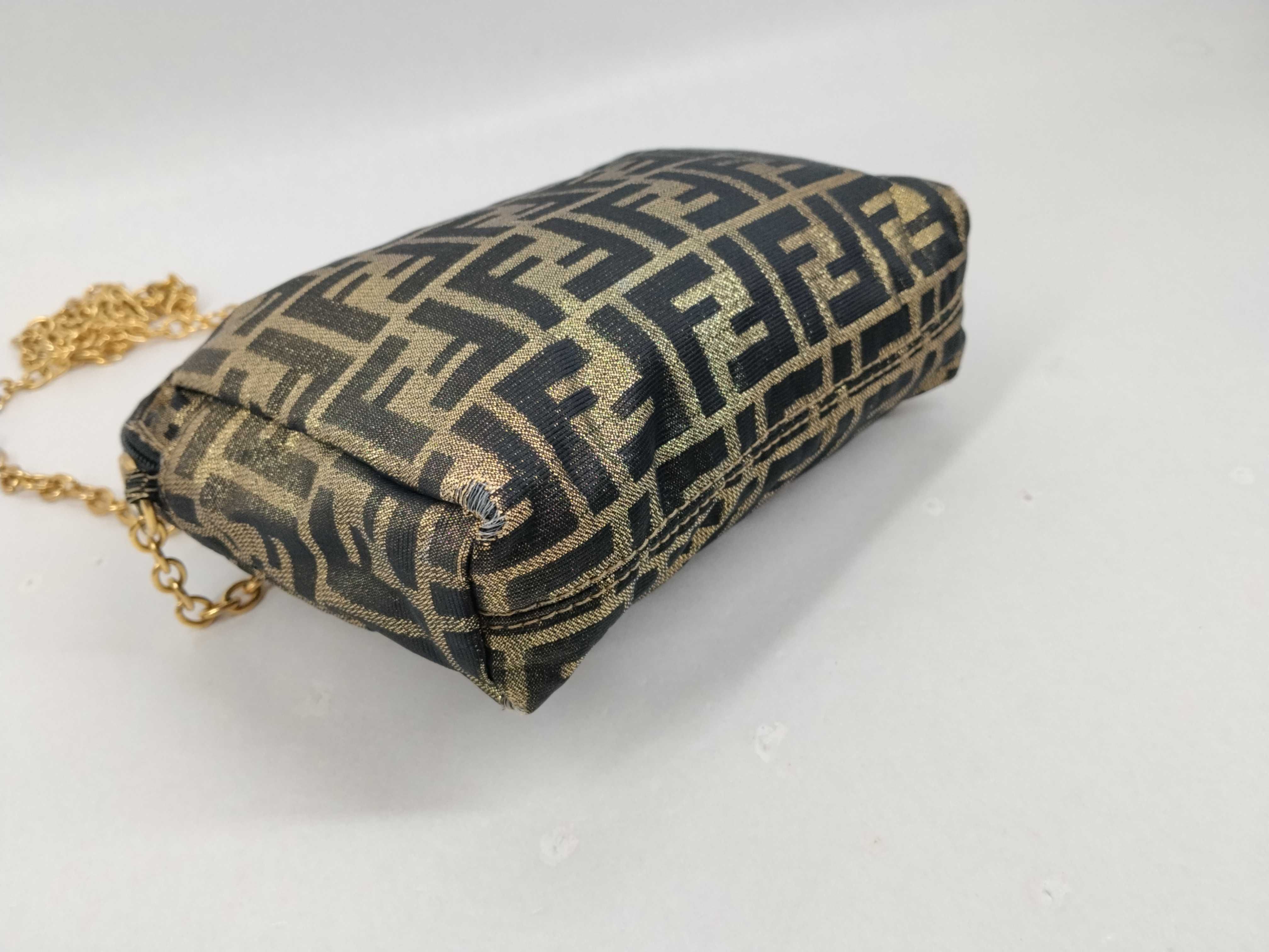Zucca pattern Fendi chain Zucca shoulder bag — view 4