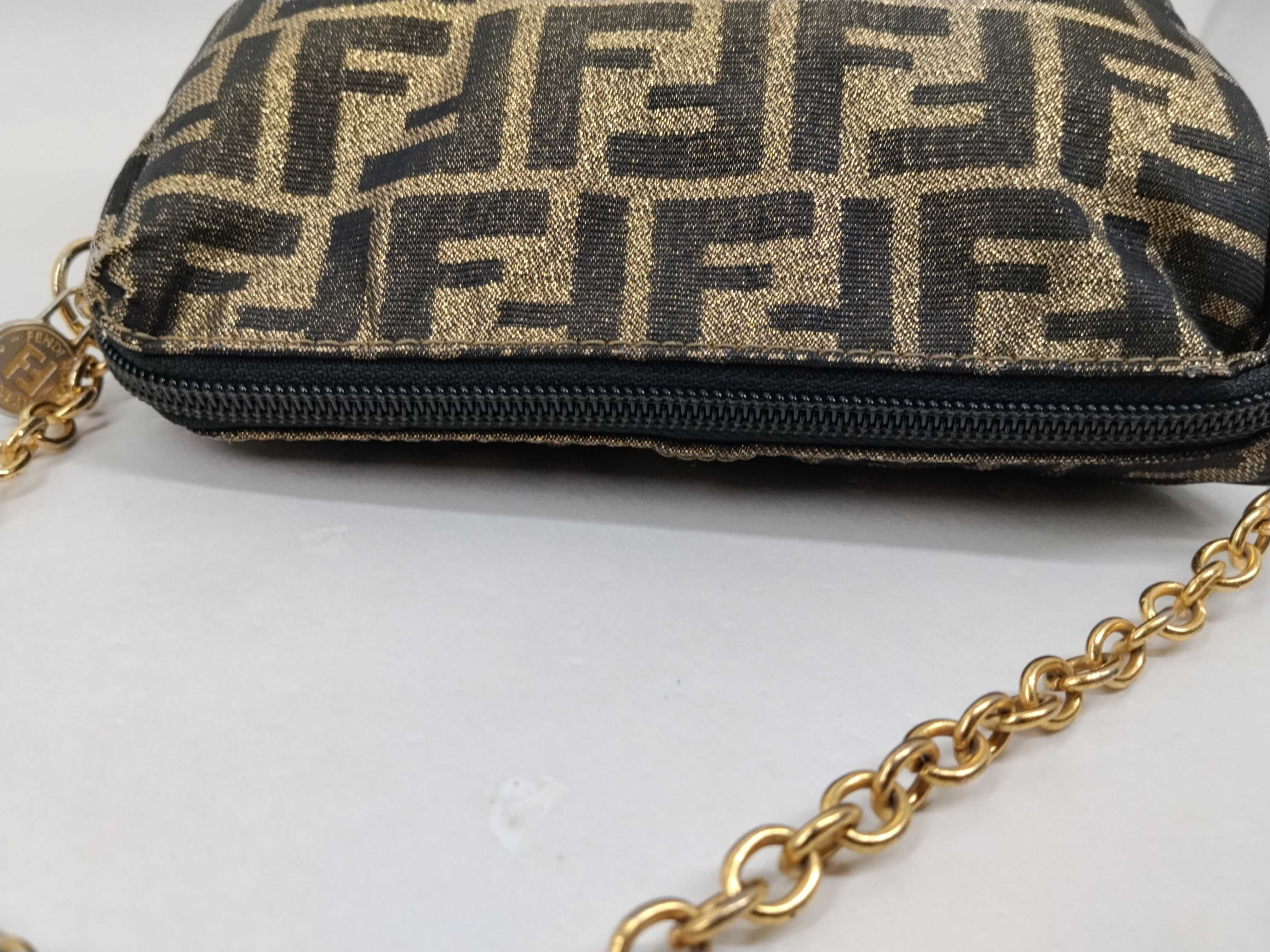Zucca pattern Fendi chain Zucca shoulder bag — view 8