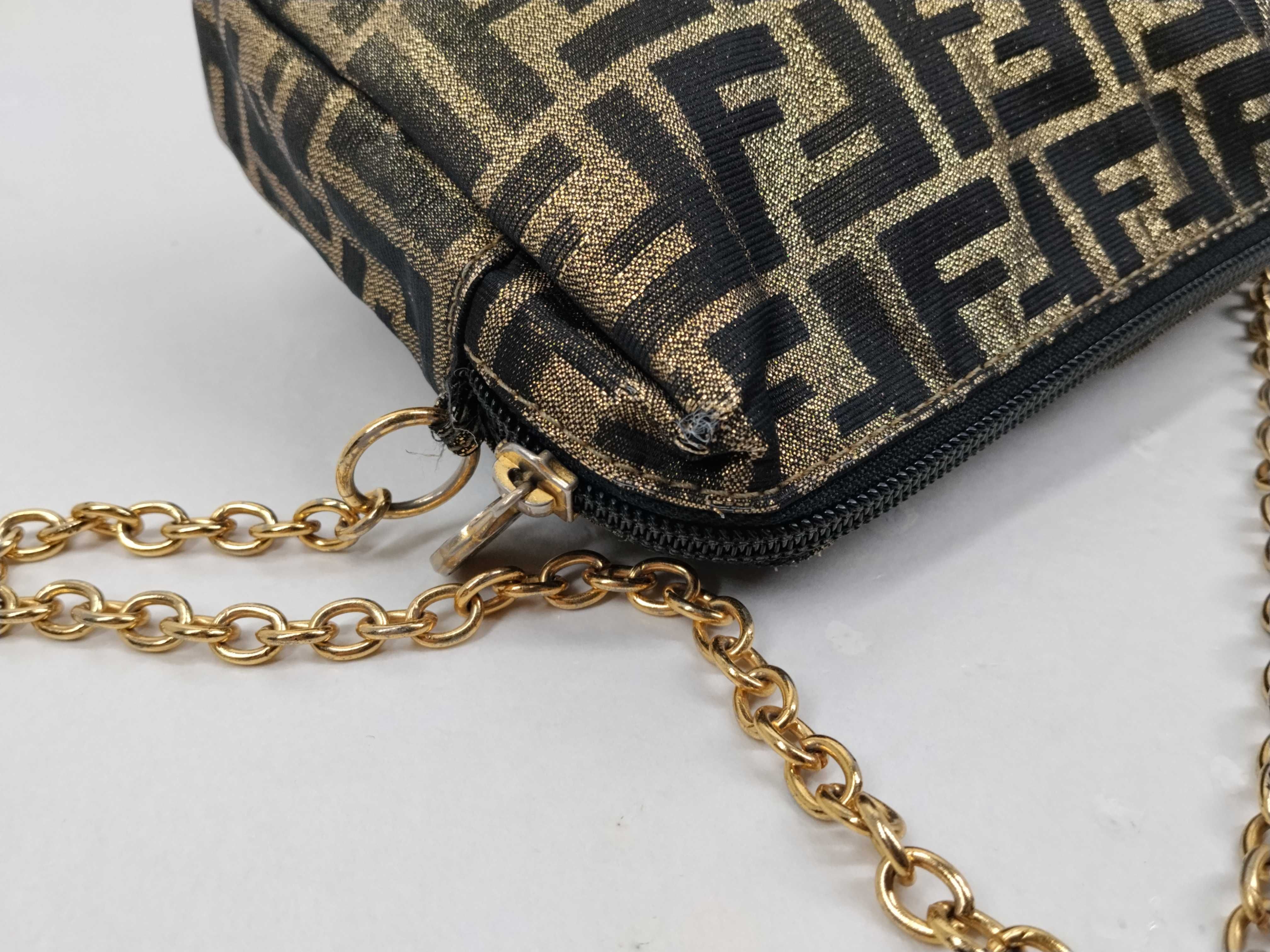 Zucca pattern Fendi chain Zucca shoulder bag — view 9