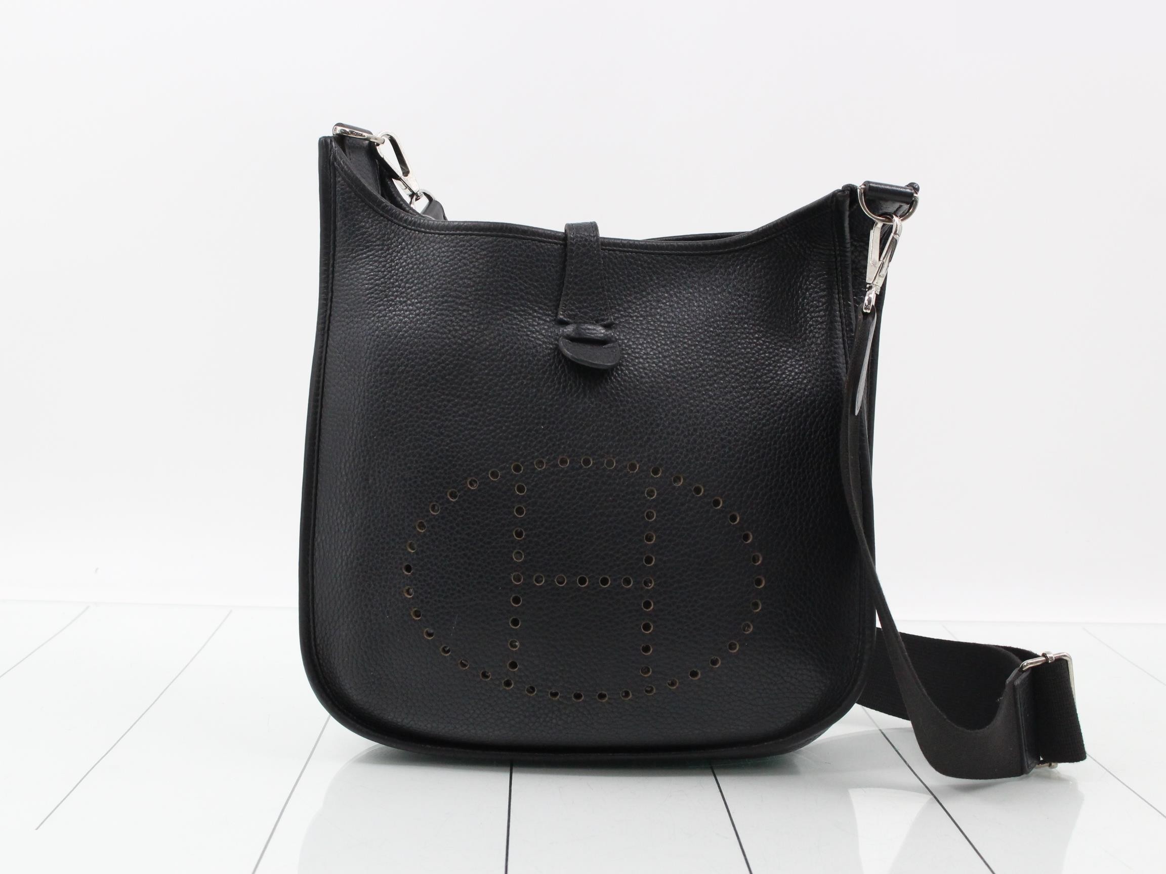 Evelyn 3 Black with Silver Hardware