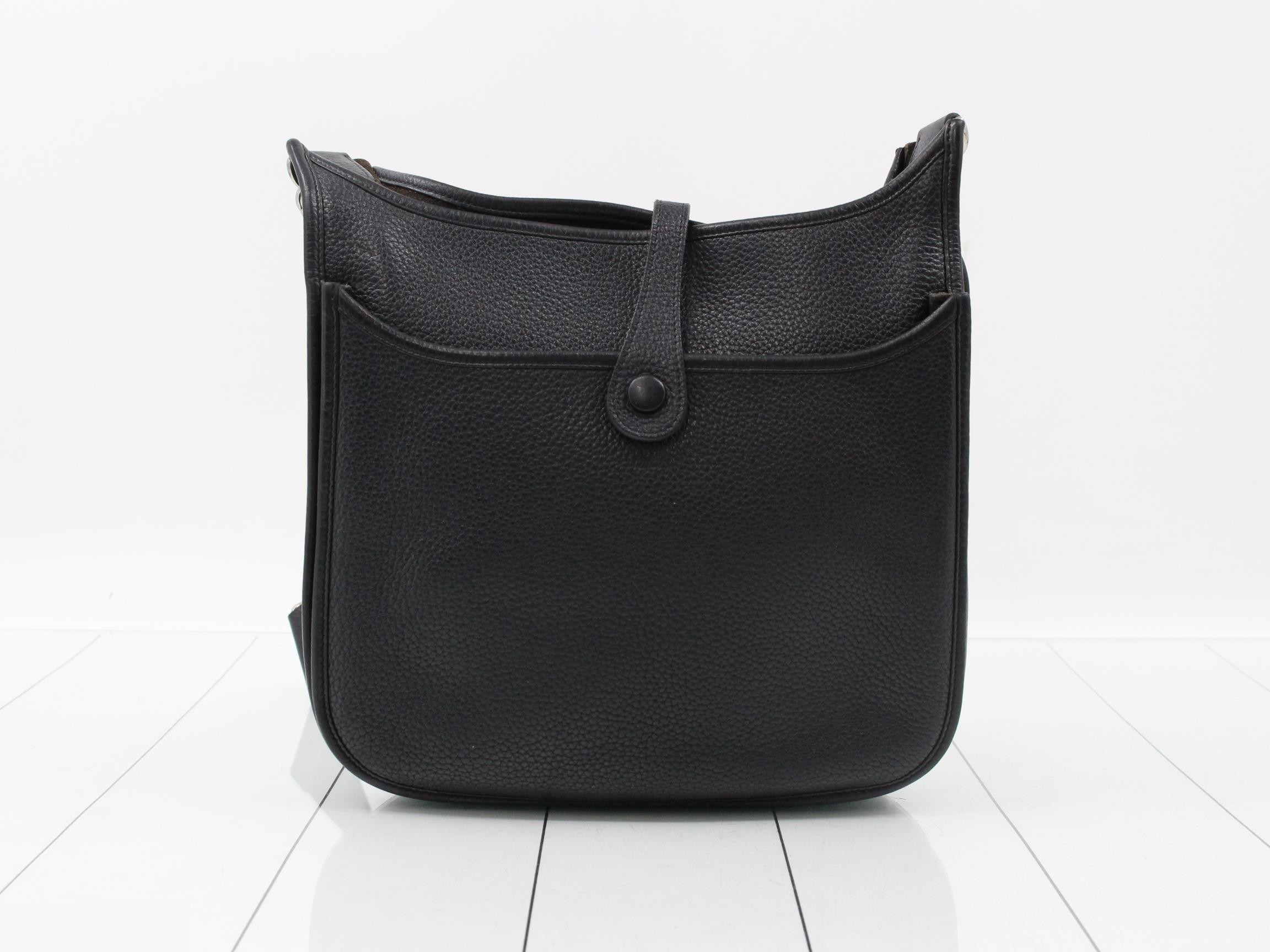 Evelyn 3 Black with Silver Hardware — view 2