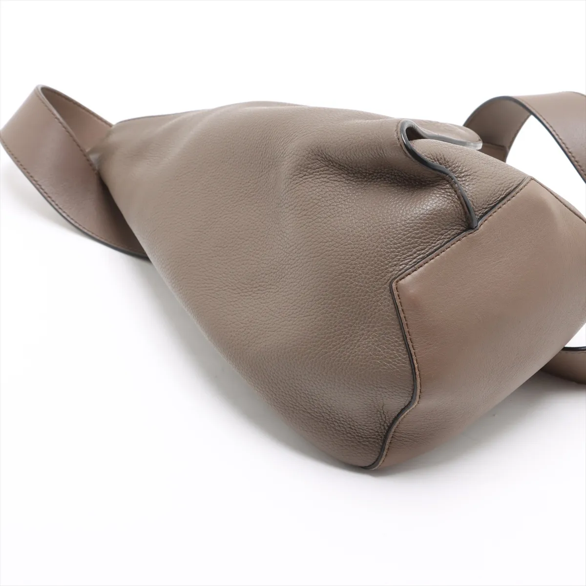 Anton Sling Leather Body Bag, Greige — view 4