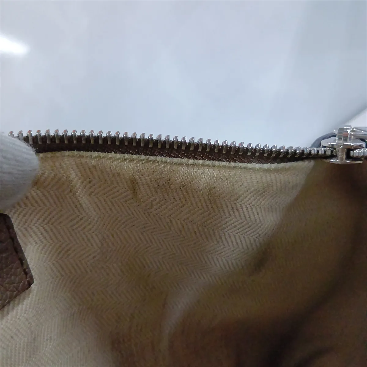 Anton Sling Leather Body Bag, Greige — view 10