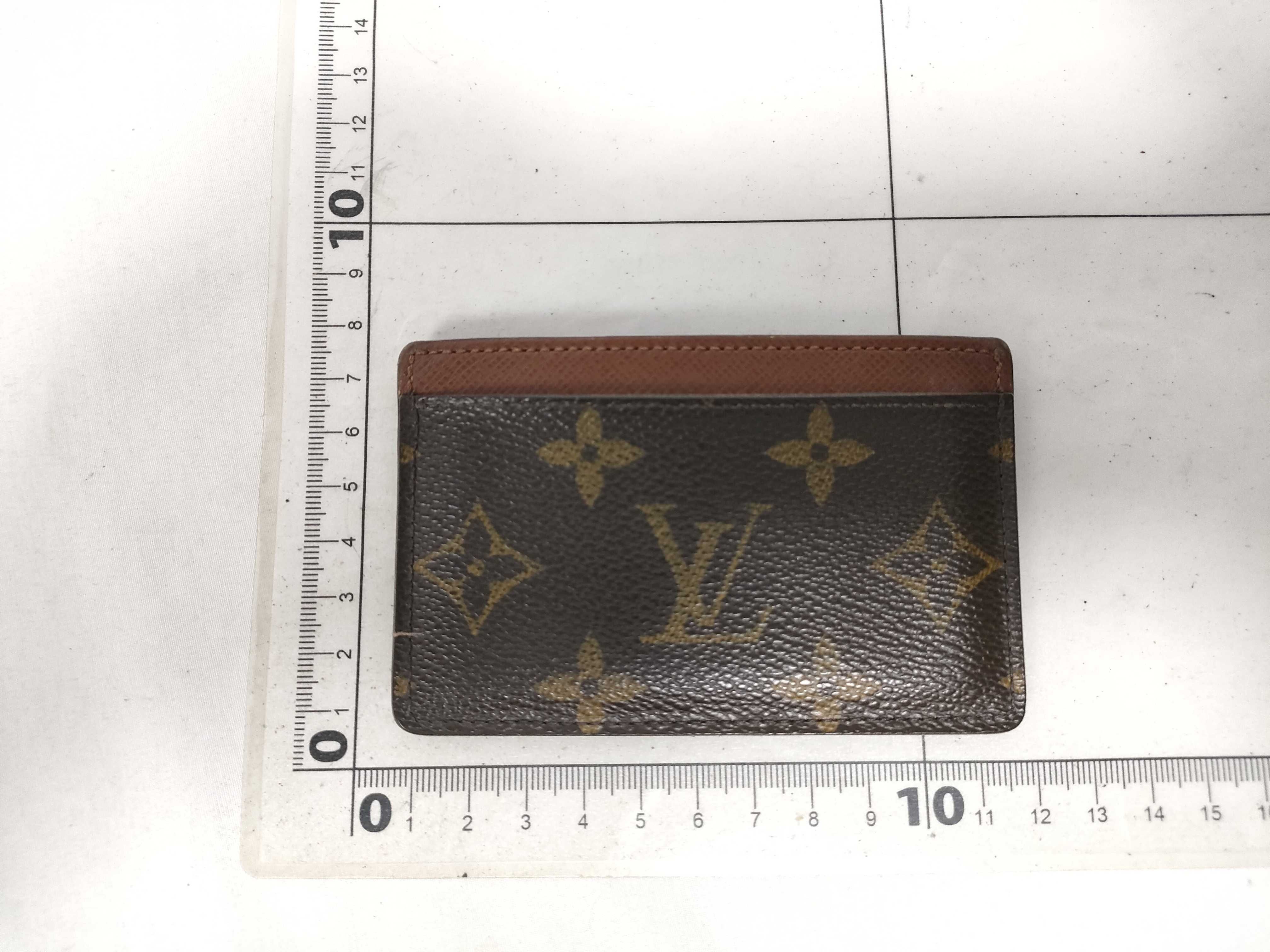 Monogram Vuitton Monogram Porte Cartes Simple Card Case — view 2