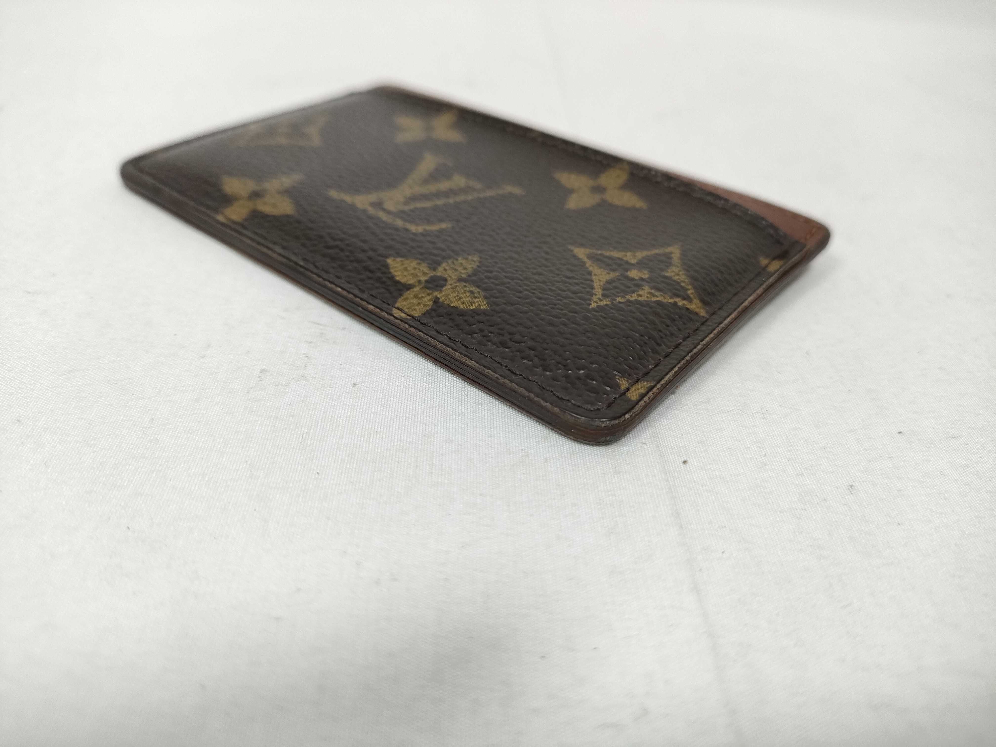 Monogram Vuitton Monogram Porte Cartes Simple Card Case — view 3