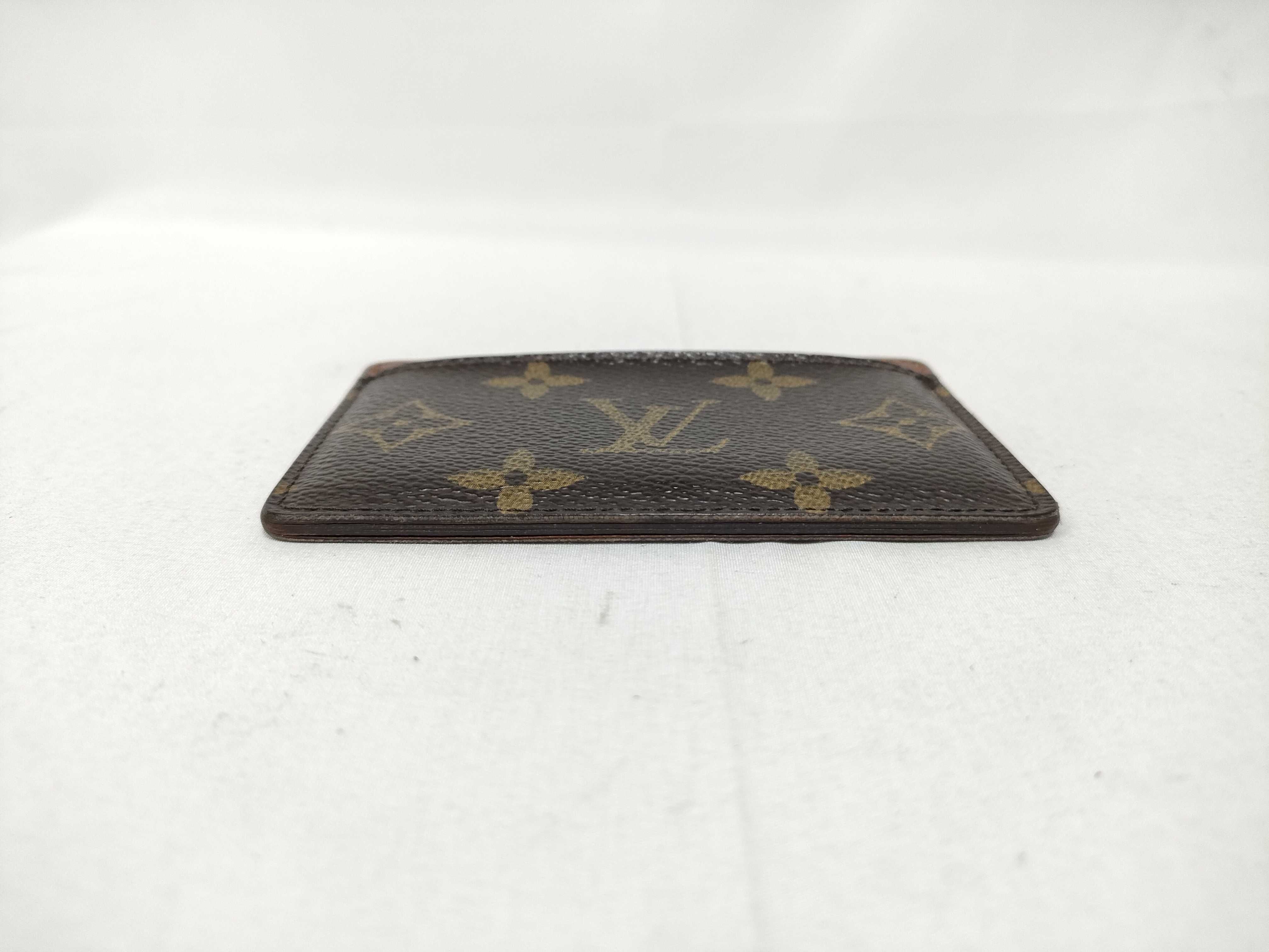 Monogram Vuitton Monogram Porte Cartes Simple Card Case — view 5