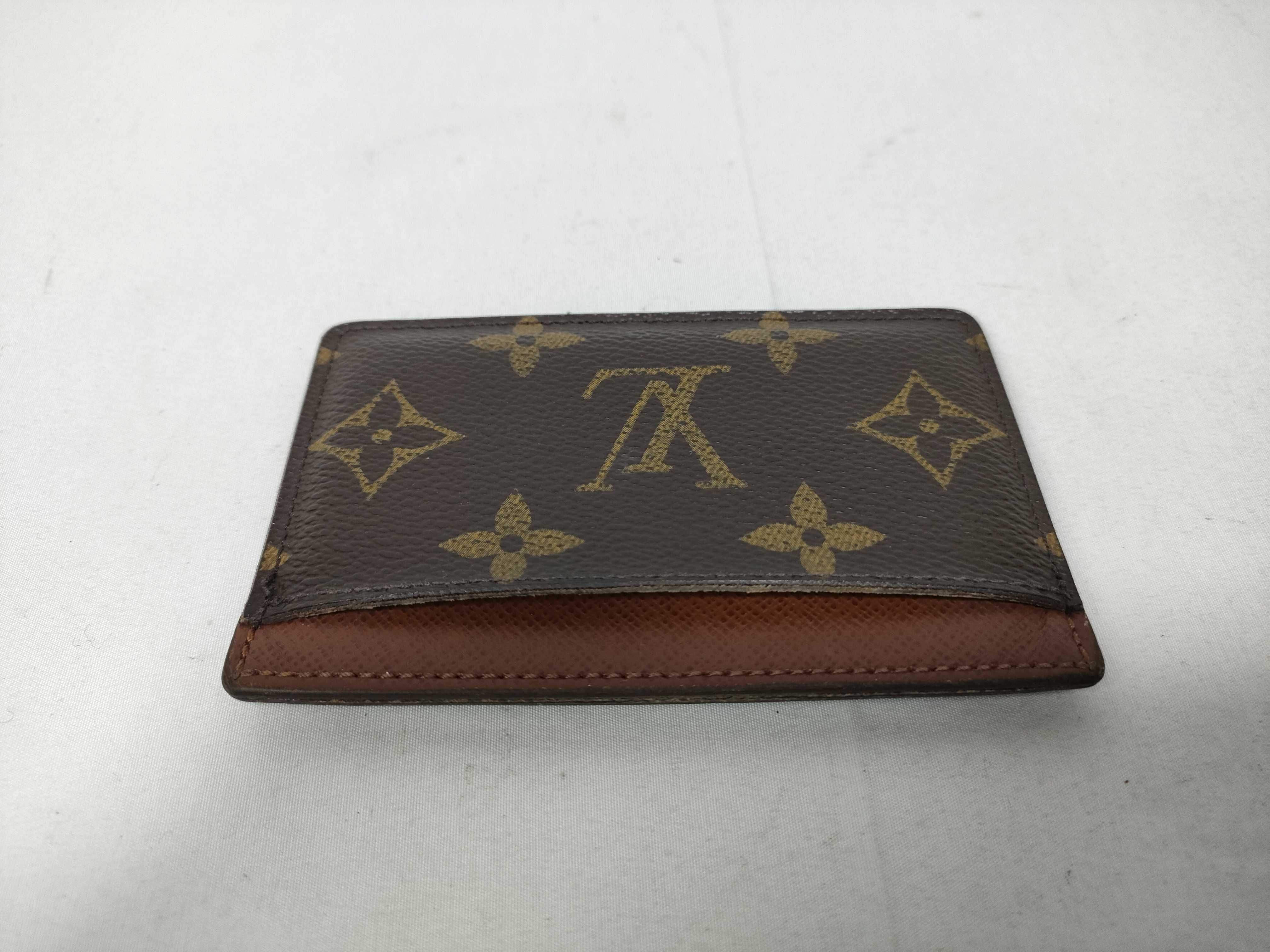 Monogram Vuitton Monogram Porte Cartes Simple Card Case — view 7