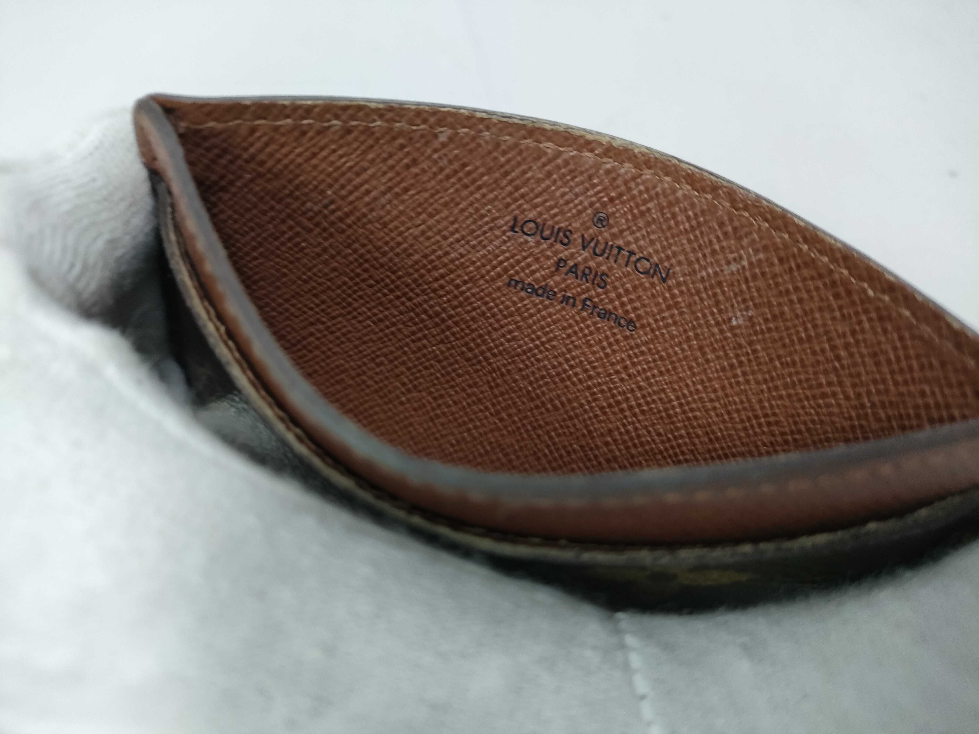 Monogram Vuitton Monogram Porte Cartes Simple Card Case — view 9