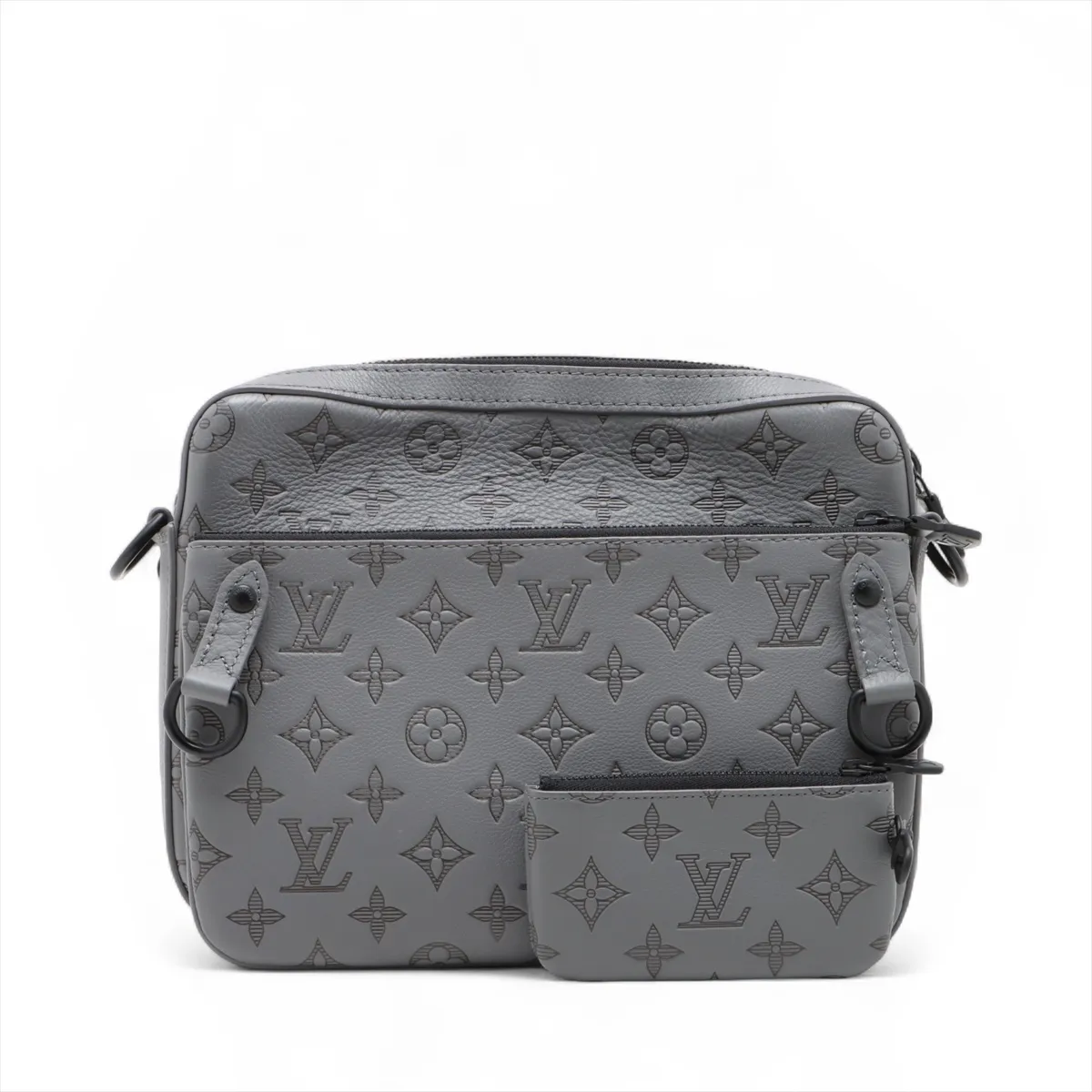 Monogram Shadow Trio Messenger M27185 Gray (RFID detected) — view 2